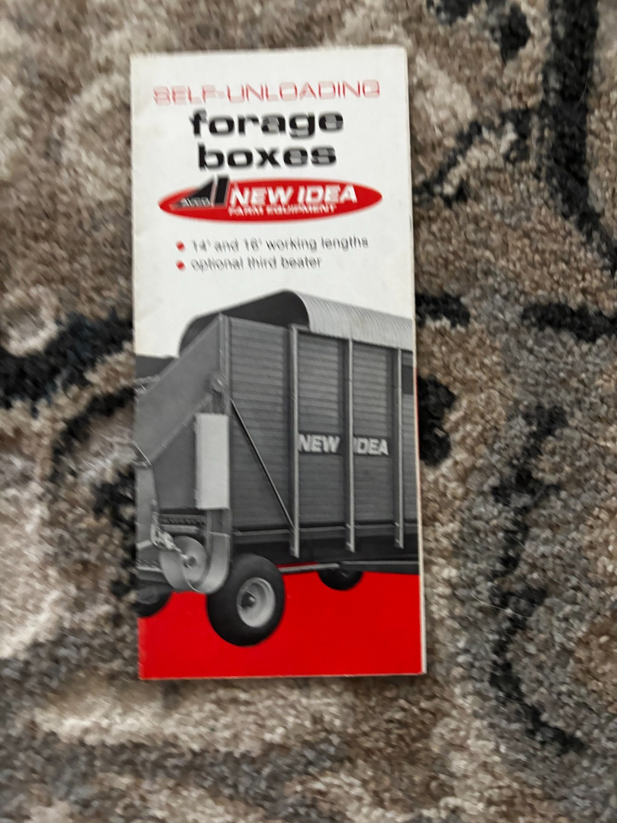New Idea Forage Boxes Wagons For 1972 Brochure DCPA26