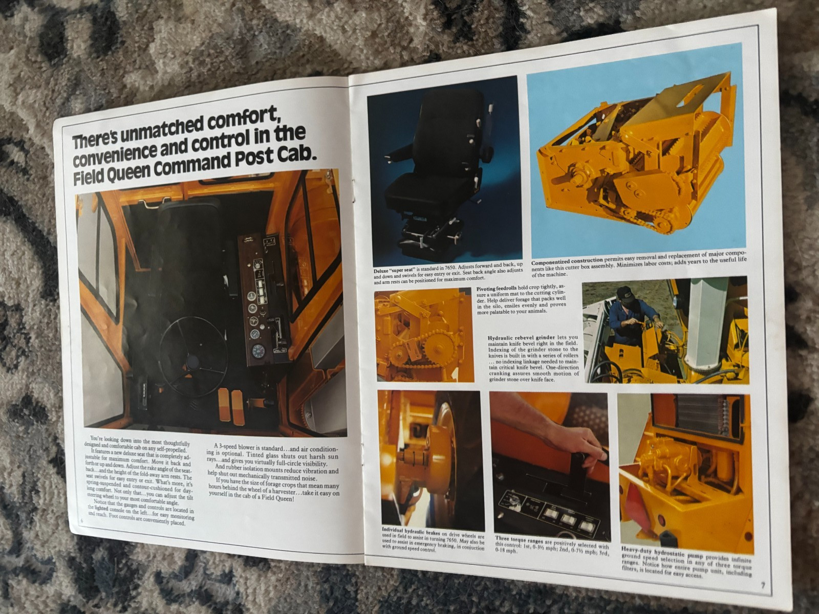 Hesston 7650 7600 7655 Field Queen Forage Harvesters Brochure DCPA26