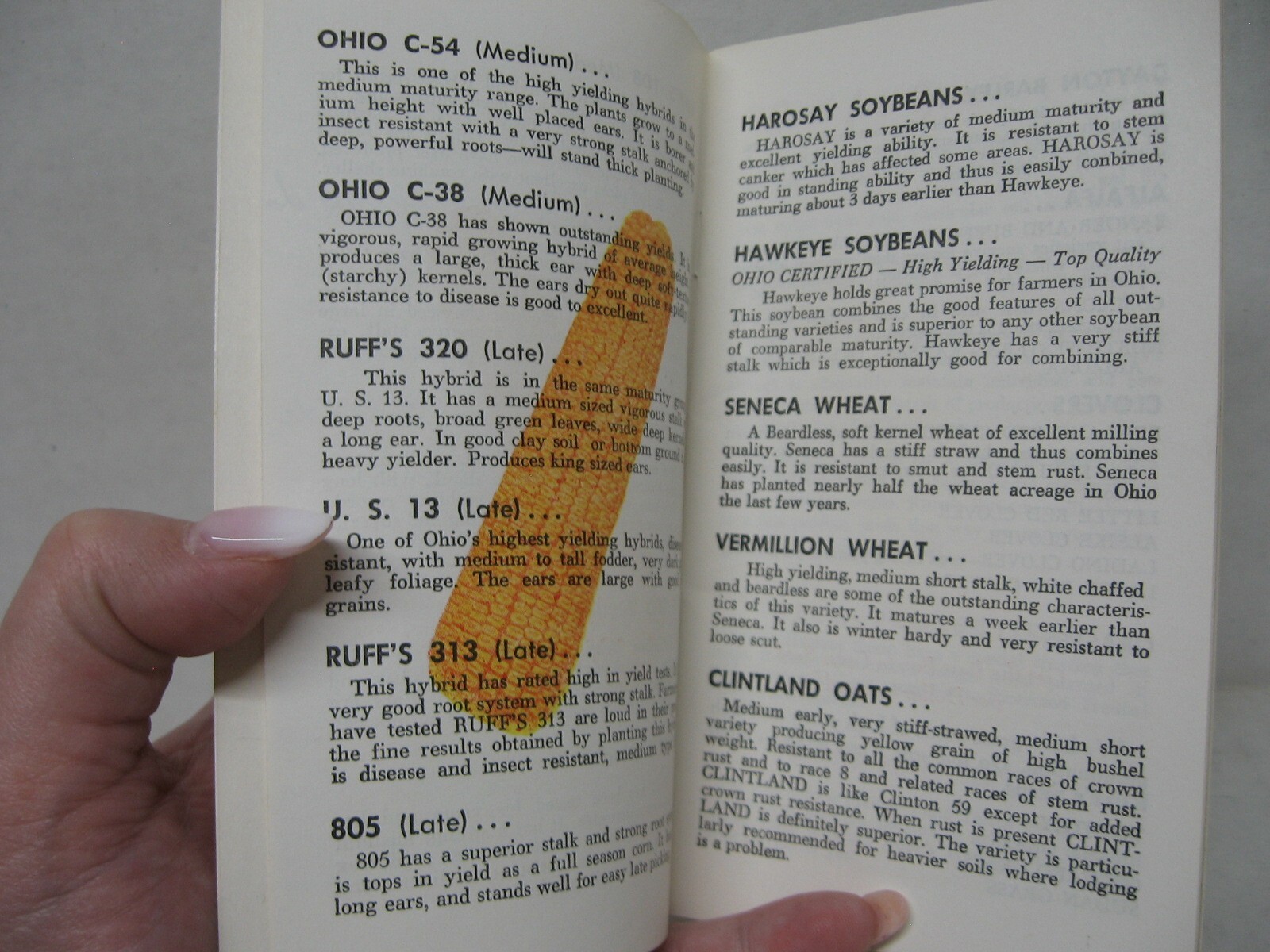 Vintage Ruff’s Hybrids Farm Seeds Note Book Amanda OH