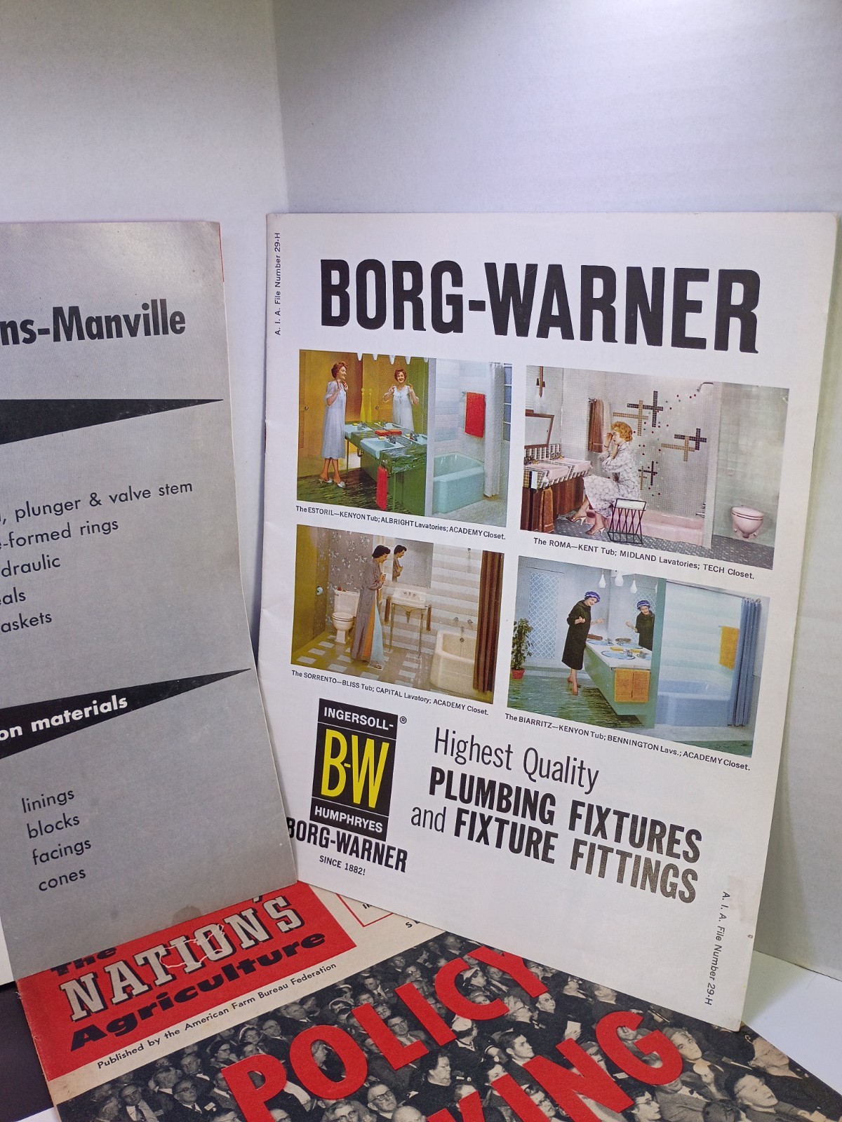 Vintage Industrial Trade Catalog & Brochure Lot 25+ Bendix Aeroquip Borg Warner