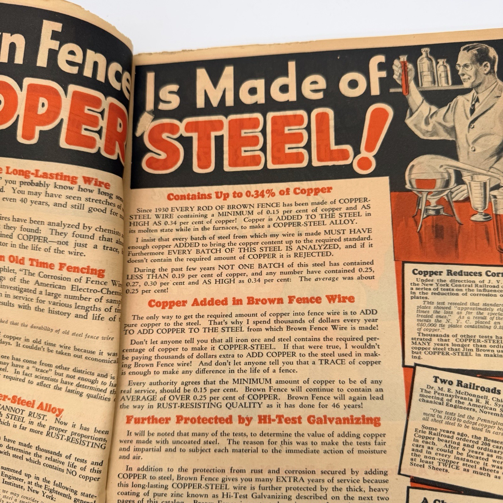JIM BROWN’S 1935 BARGAIN BOOK – THE BROWN FENCE & WIRE CO.- Catalog
