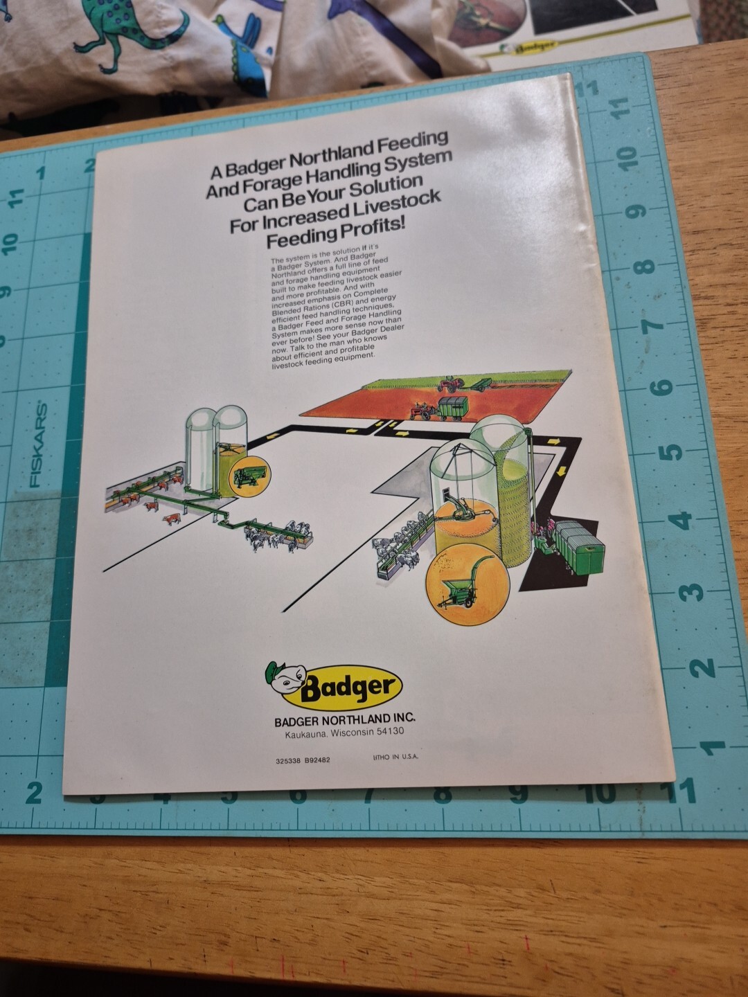 1980’s? BADGER Northland Feed Handling Systems Brochure 24 Pages