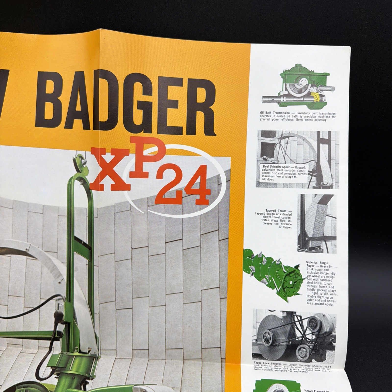 Vintage Badger XP 24 With 50% More Throw Power Brochure