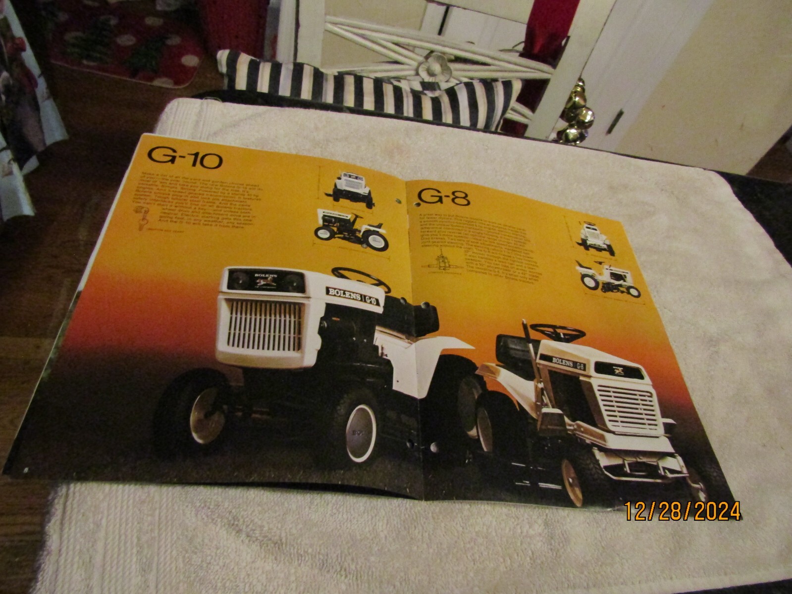 Vintage Bolens Sales Brochure Lawn & Garden Tractors Attachments Accessories ’75