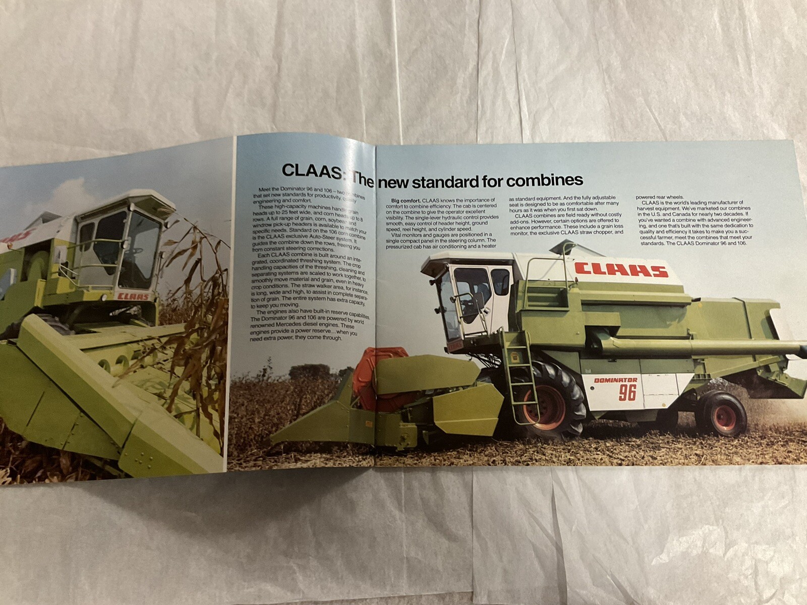 Claas Combine Brochure