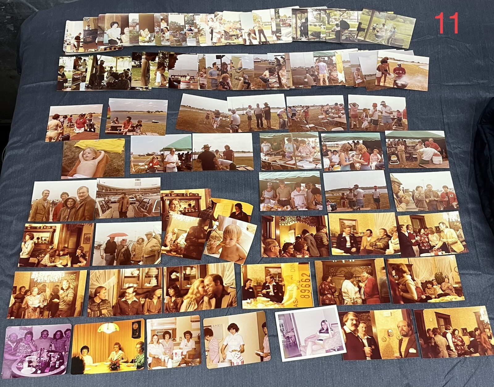 Vintage Photograph Master Mix Feeds Company Employees Family 1970s Parties (#11)
