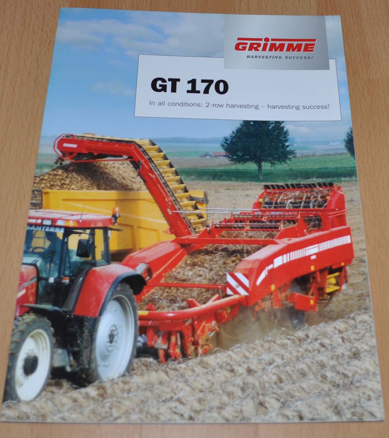 Grimme GT 170 Potato Harvesting Agricultural Brochure Prospekt