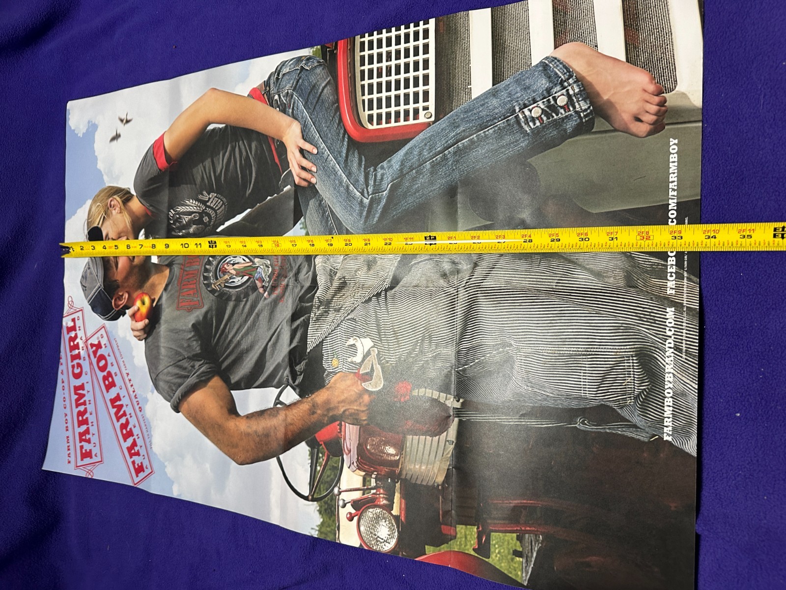 Farm Boy Farm Girl Poster Product Book Promotional 2010 560 Diesel Austin O’Mall
