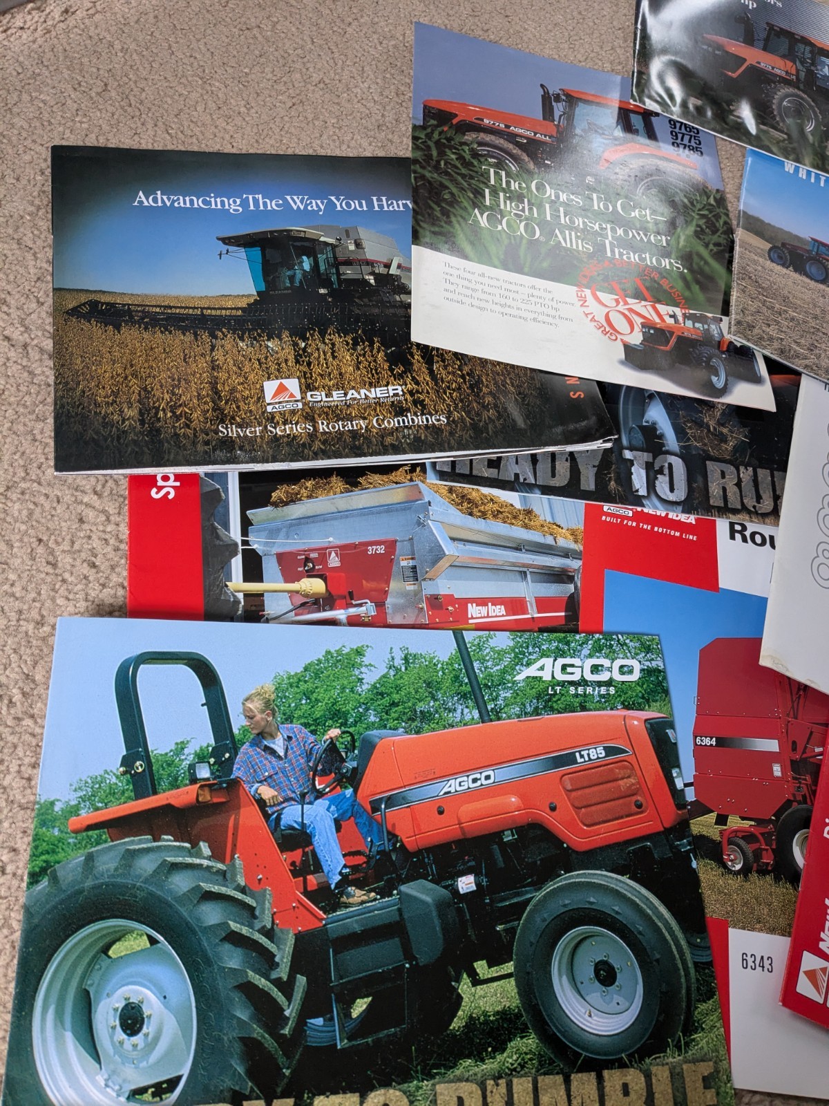 1990’s-Early 2000’s Agco White Paper Ephemera Lot