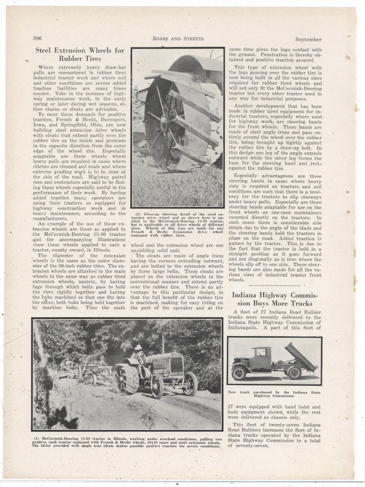 1927 Story & Pics: French & Hecht Wheels Davenport Iowa & Springfield, OhiO