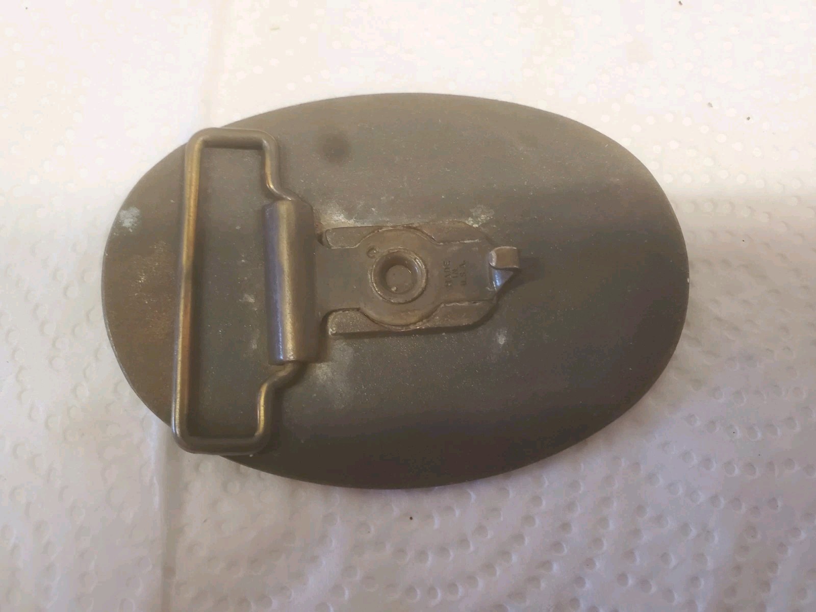 3-1/2″ X 2-1/2″ Metal Belt Buckle Bush Hog Mowers Farm & Ranch