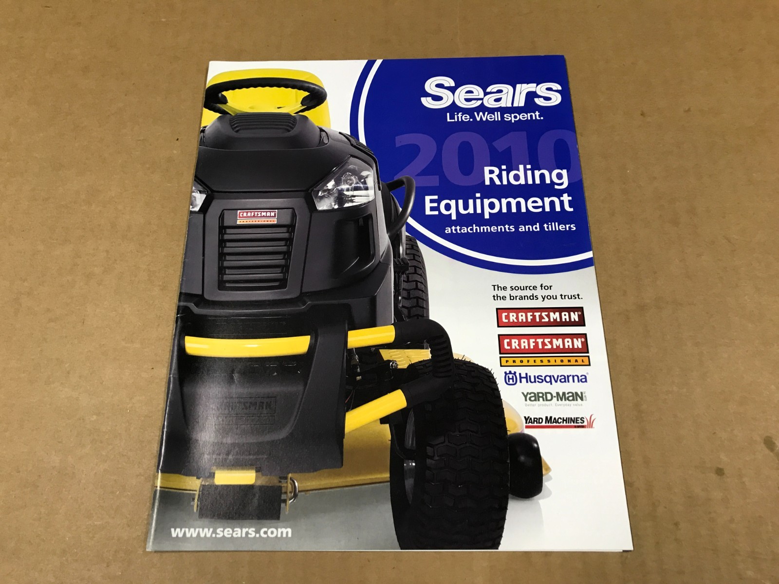 2010 Sears Riding Equipment Attachments & Tillers Catalog