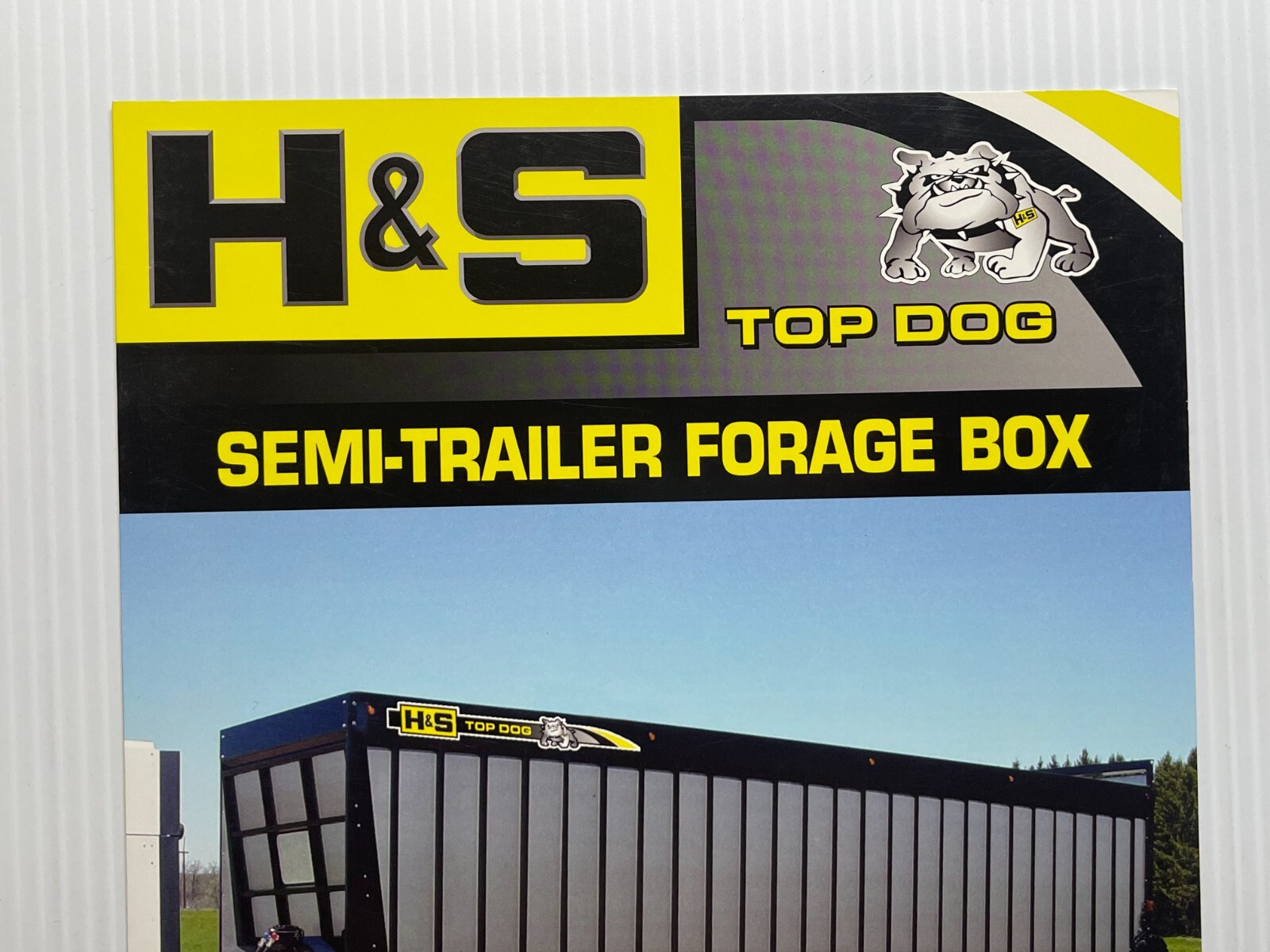 H&S – Semi Trailer Forage Box Sales Brochure *Original Dated 2011*