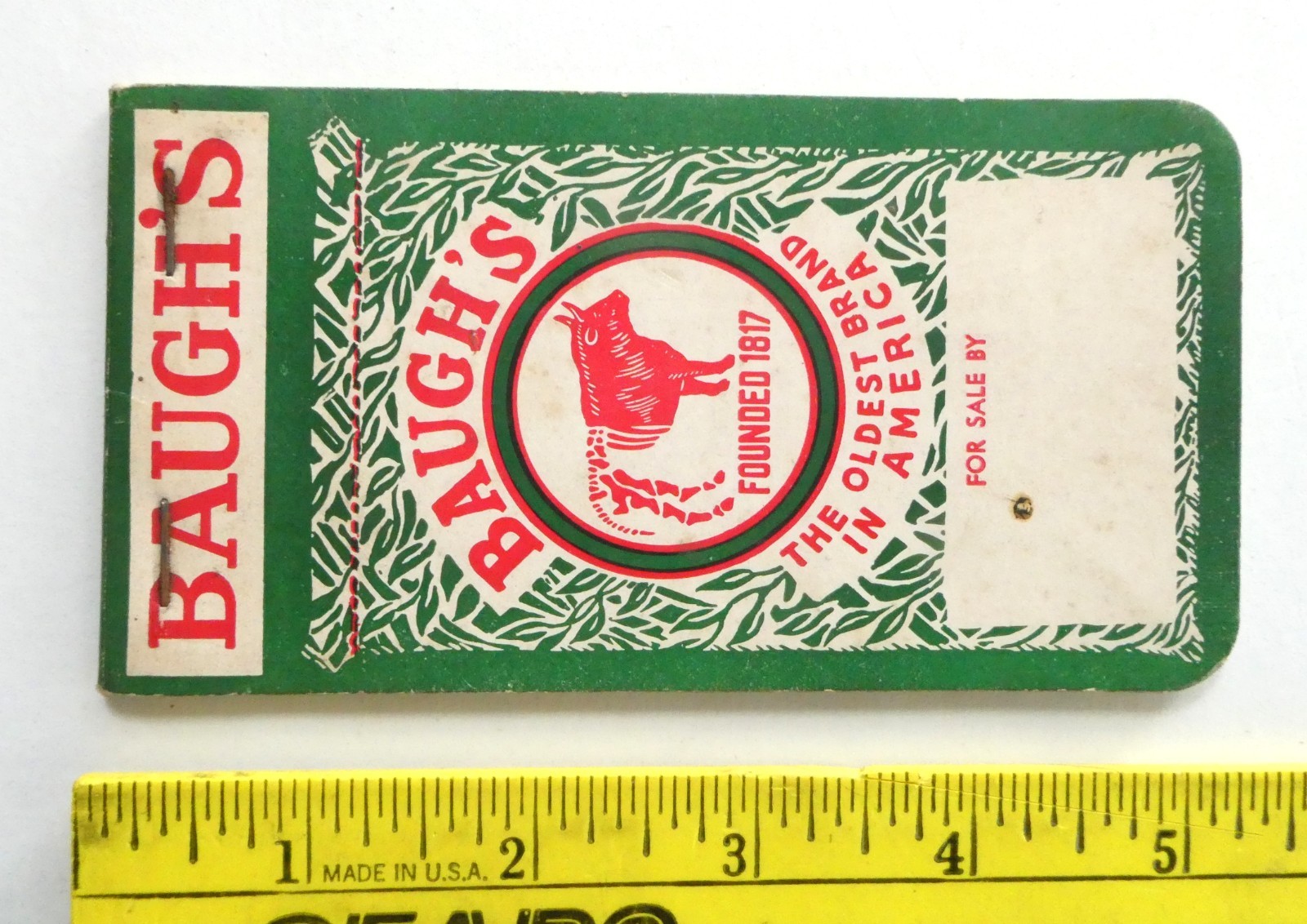 Baugh’s Premium Plant Food & Soil Builder Advertising Notebook VTG Fertilizer