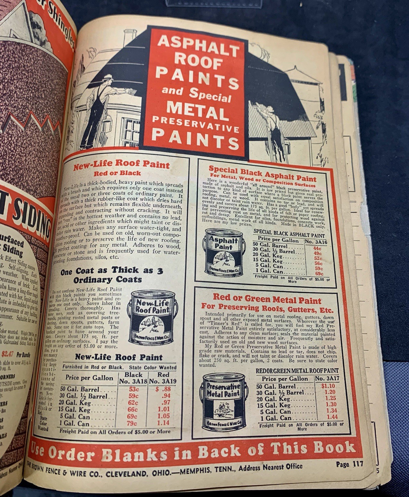JIM BROWN’S 1935 BARGAIN BOOK – THE BROWN FENCE & WIRE CO.- Catalog