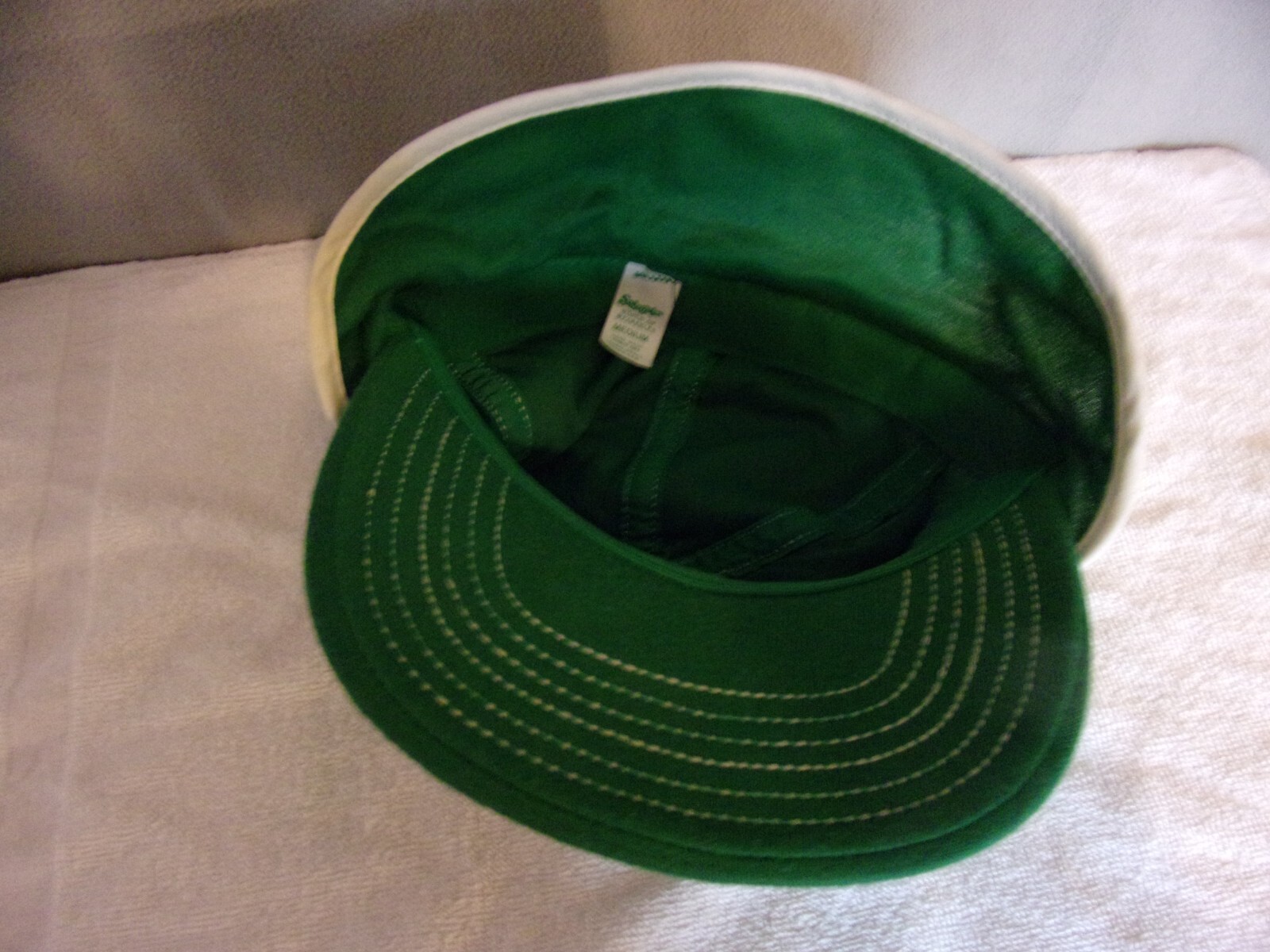 Vintage ~ “Pioneer Seed” Ear Flap Farmer Hat Trucker Cap Medium by Swingster USA