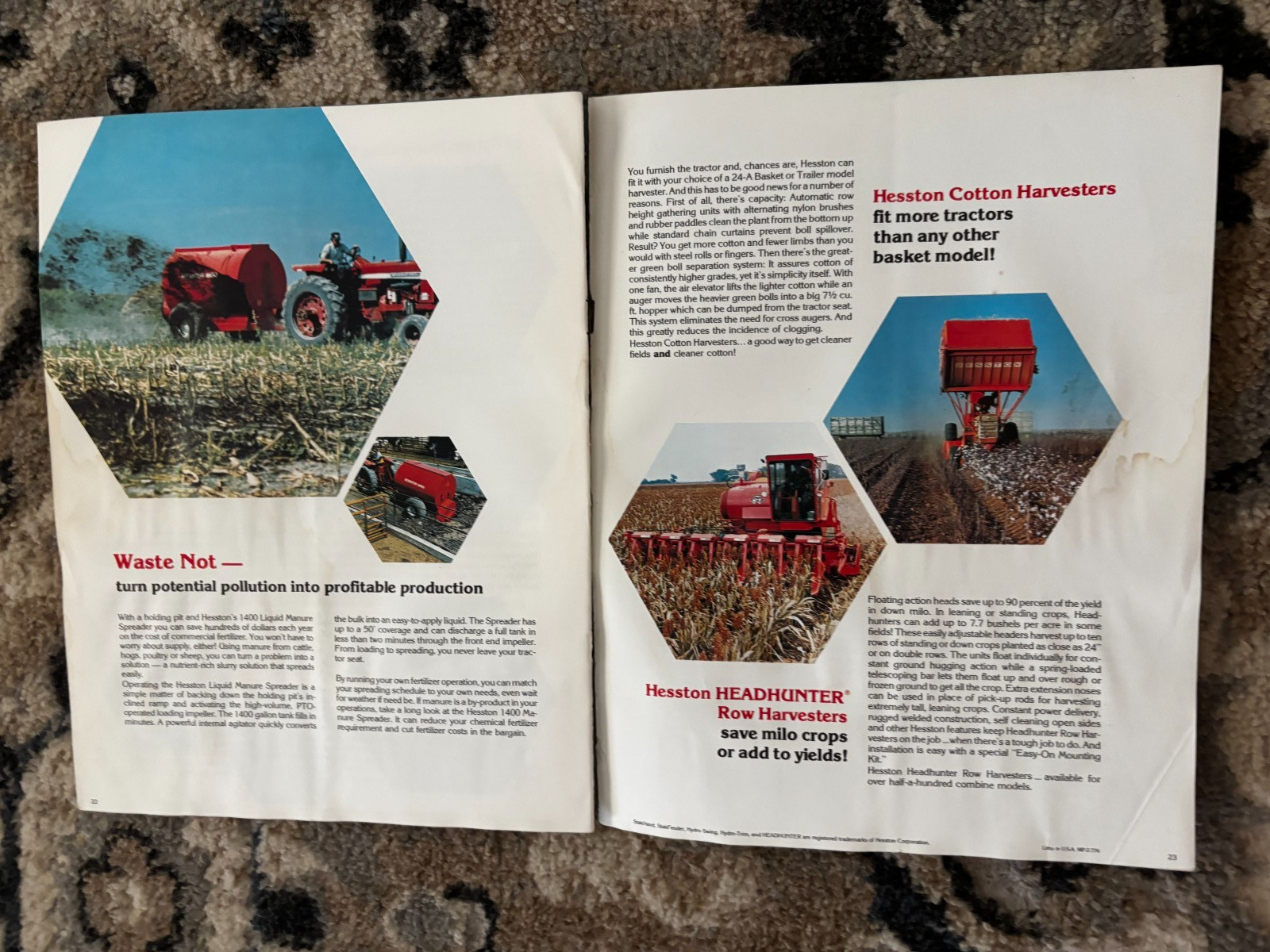 Hesston Buyers For 1974 Brochure DCPA26