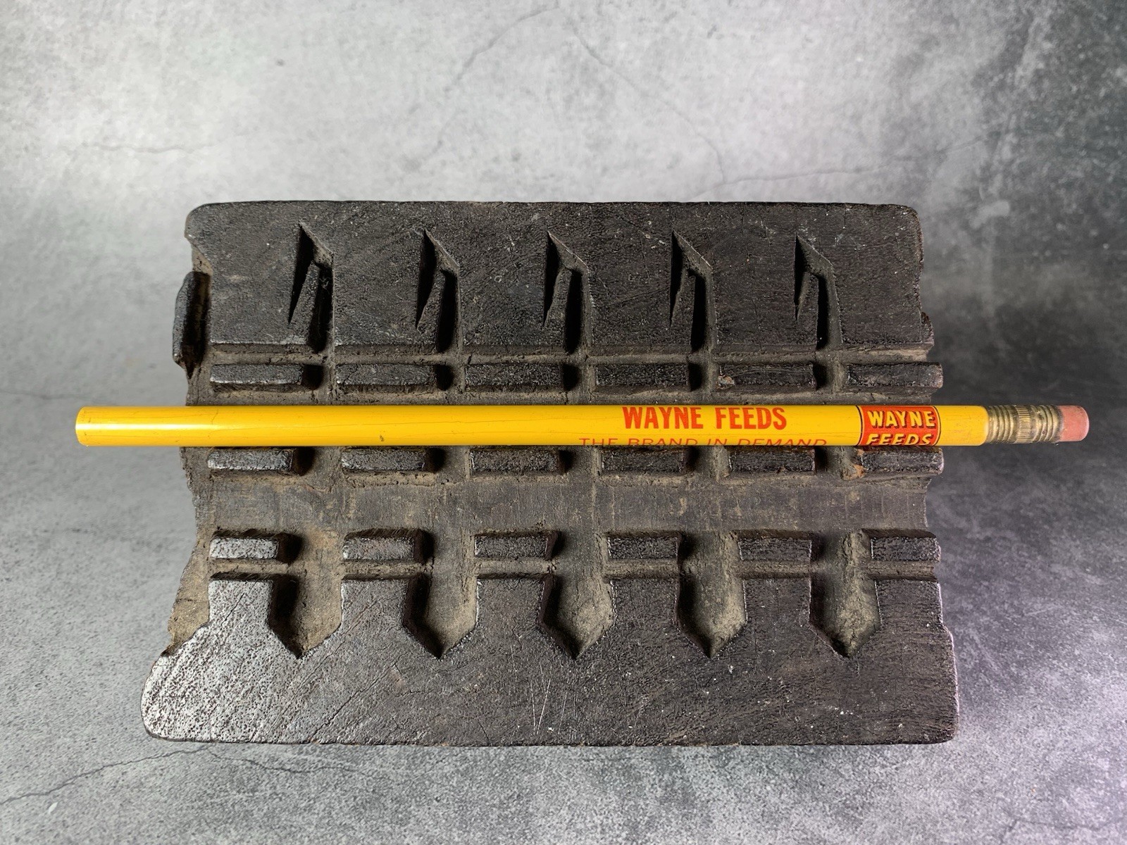 Wayne Feeds, The Brand in Demand | Vintage Advertising Pencil