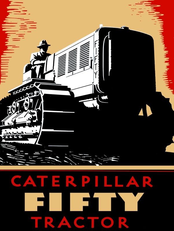 Cat Model Fifty, 50 Tractor NEW METAL SIGN: 12×16″ Free Ship.