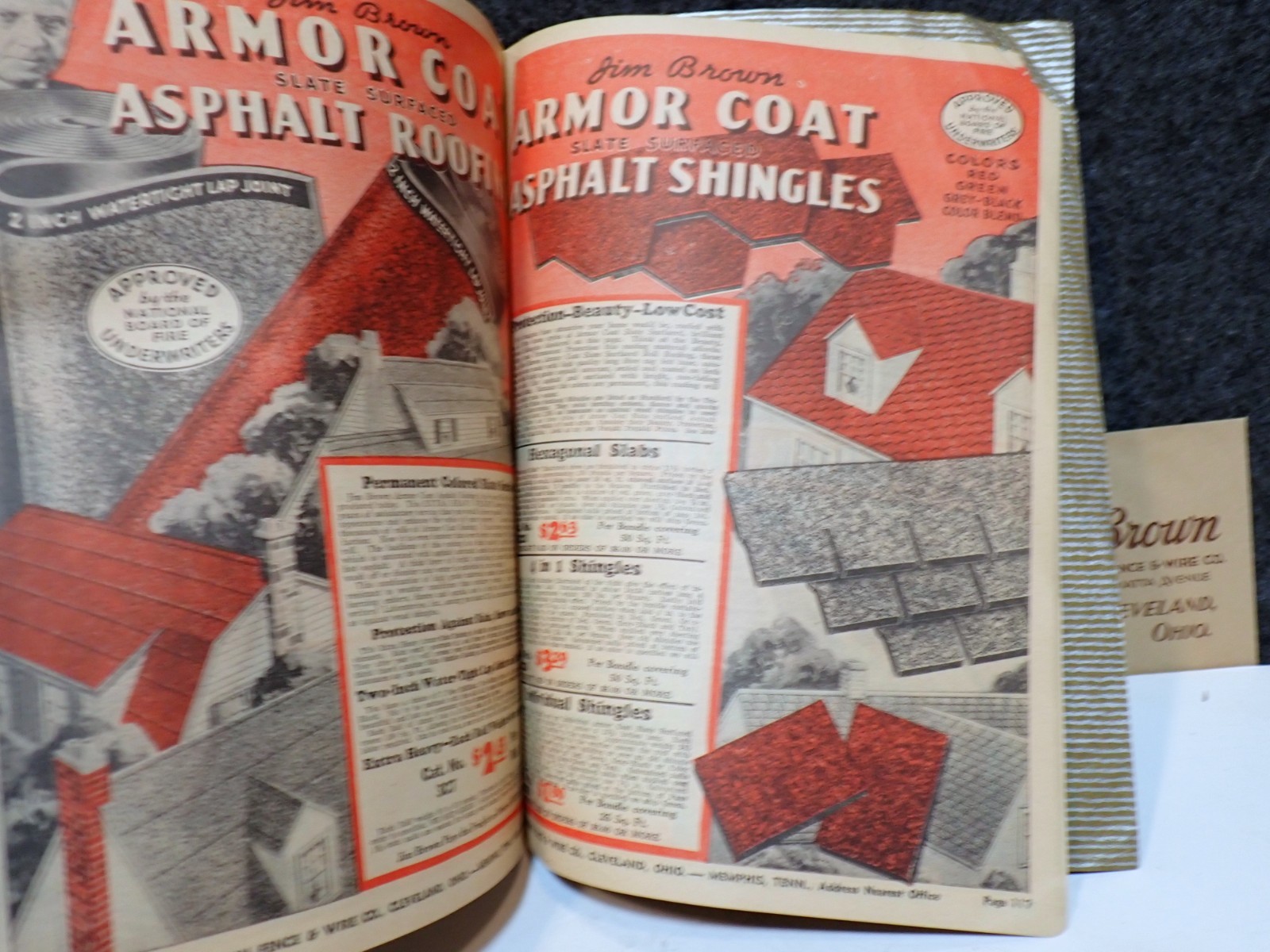 1937 JIM BROWN’S FENCE & BARB WIRE PAINT HORSE HARNESS STOVE FARMING CATALOG