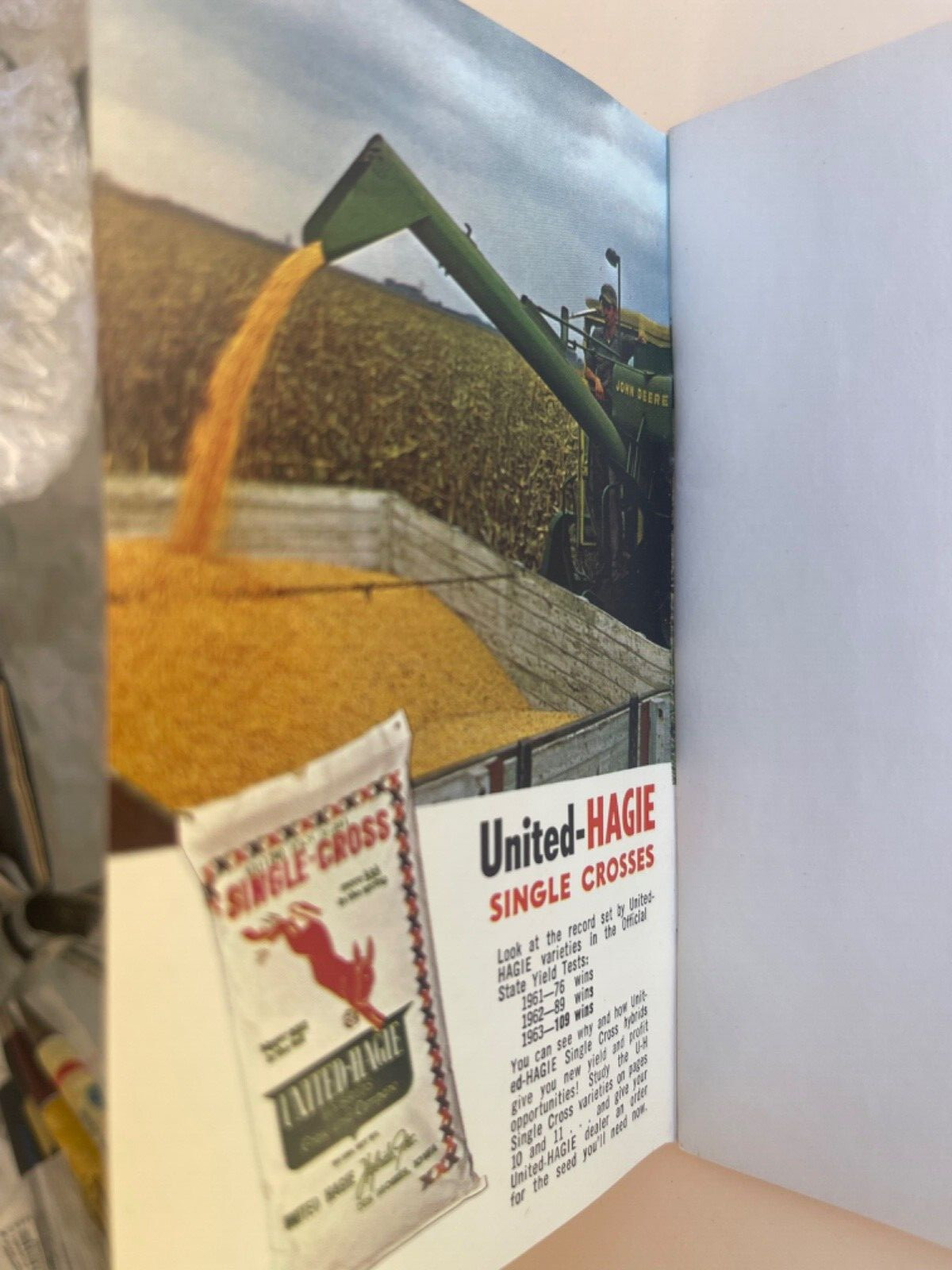 VINTAGE “UNITED HAGIE” Farm MEMO Book – Unused!