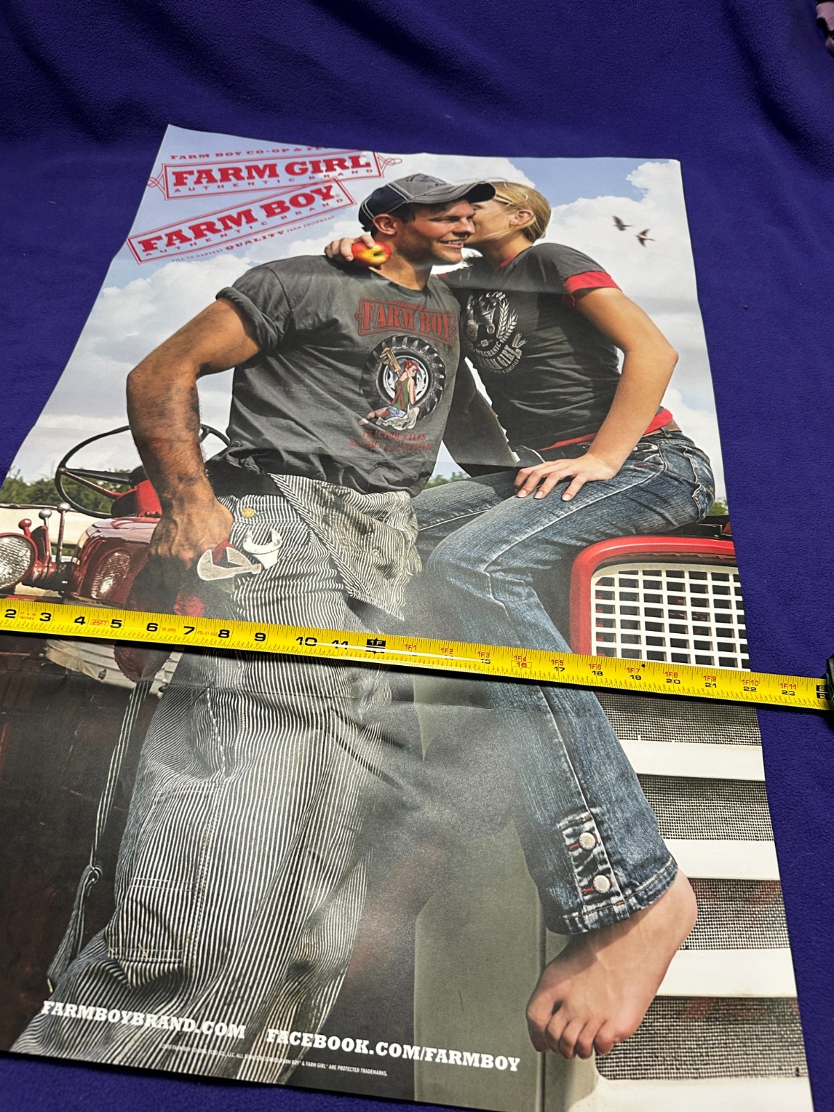 Farm Boy Farm Girl Poster Product Book Promotional 2010 560 Diesel Austin O’Mall