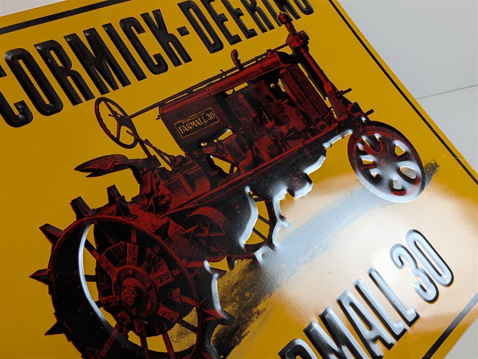 McCormick-Deering Farmall 30 Tractor 14″ Tin Sign