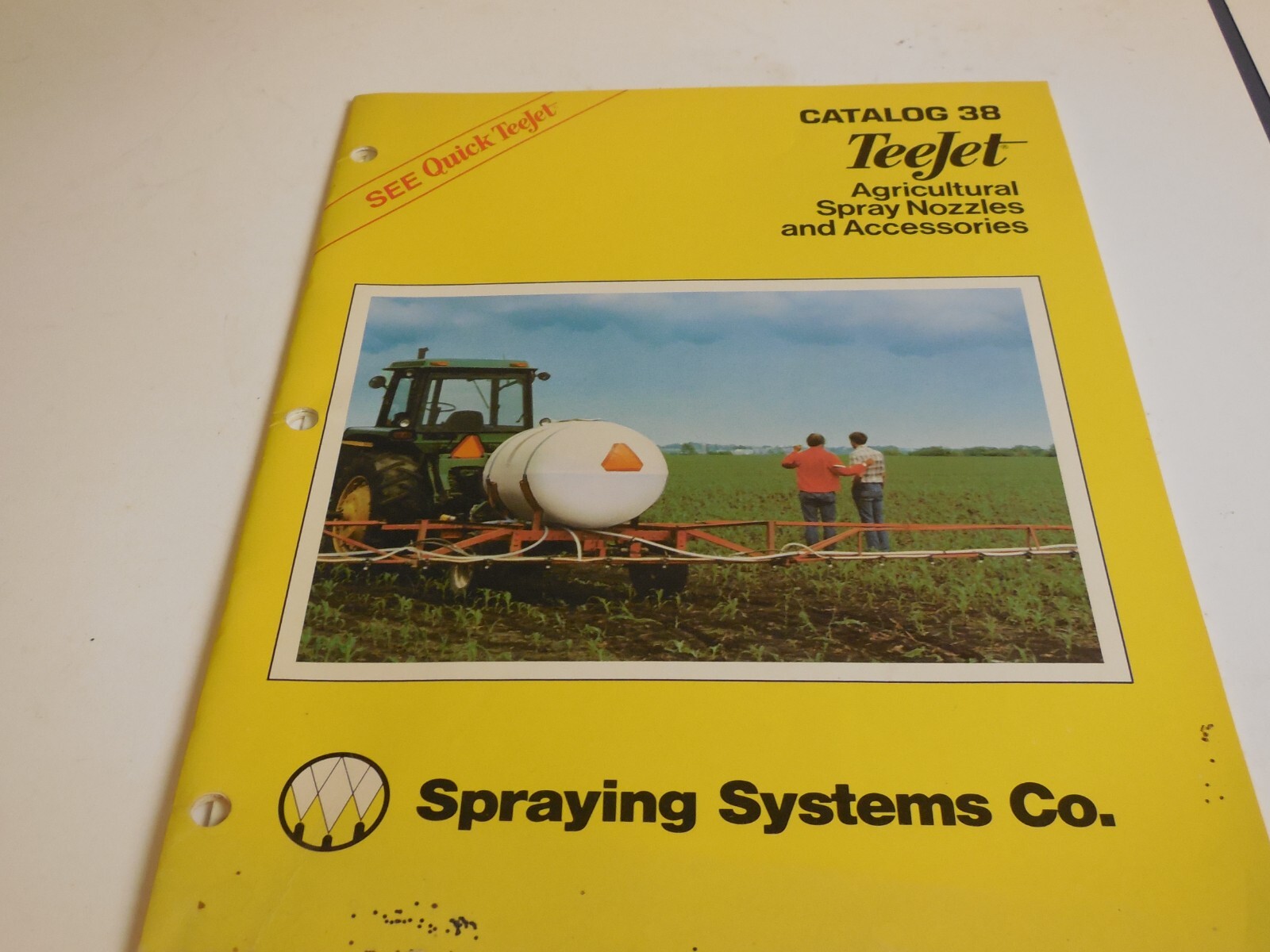 X11 TeeJet Farming Vintage Catalog 38 Farm, Agriculture Spray Nozzles Manual