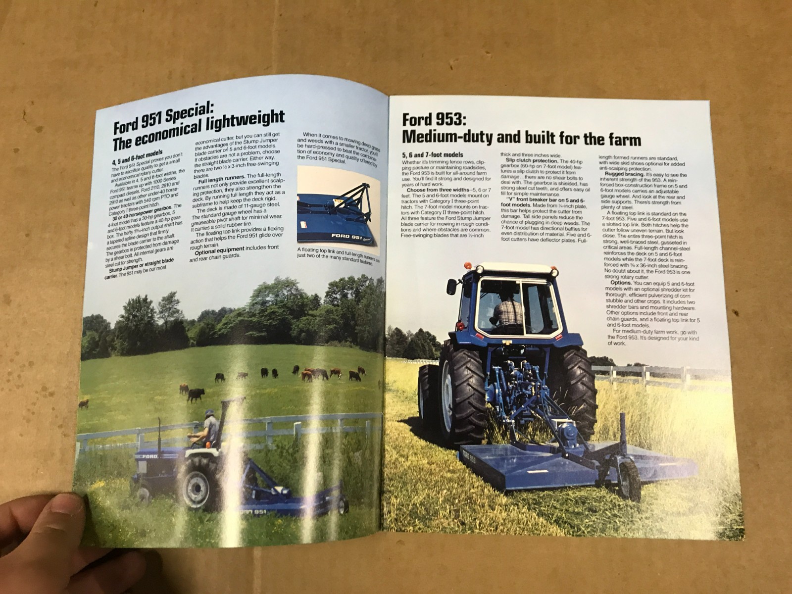 Vintage Ford Rotary Cutters Salesman Brochure