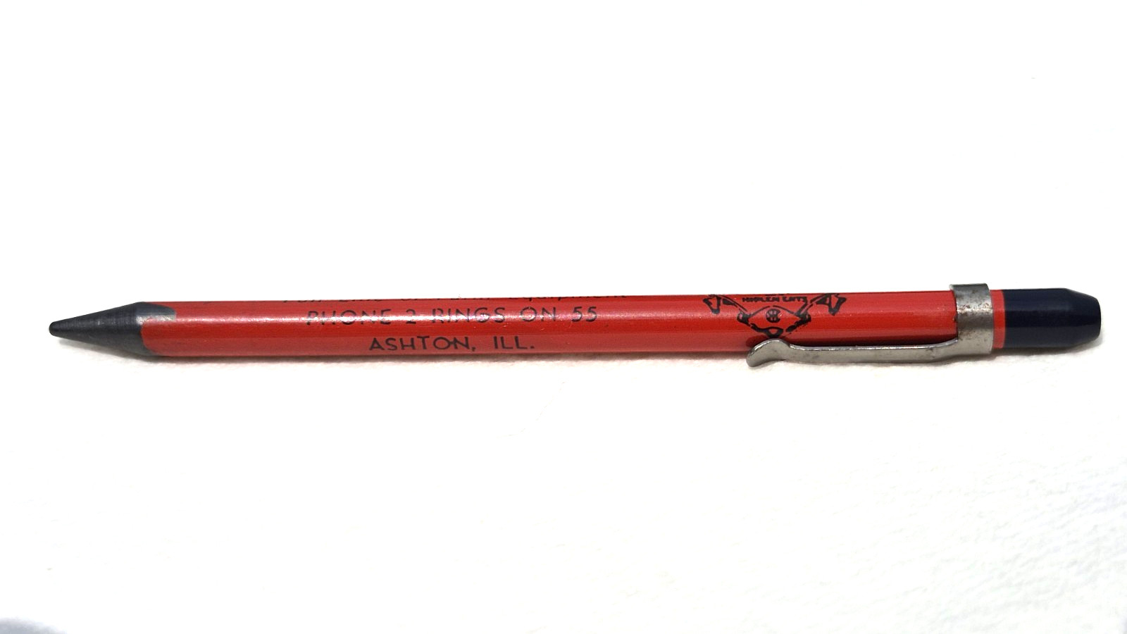 “MCCORMICK-DEERING*Klingeriel Implement Store*Alton, ILL.” SOLID GRAPHITE Pencil