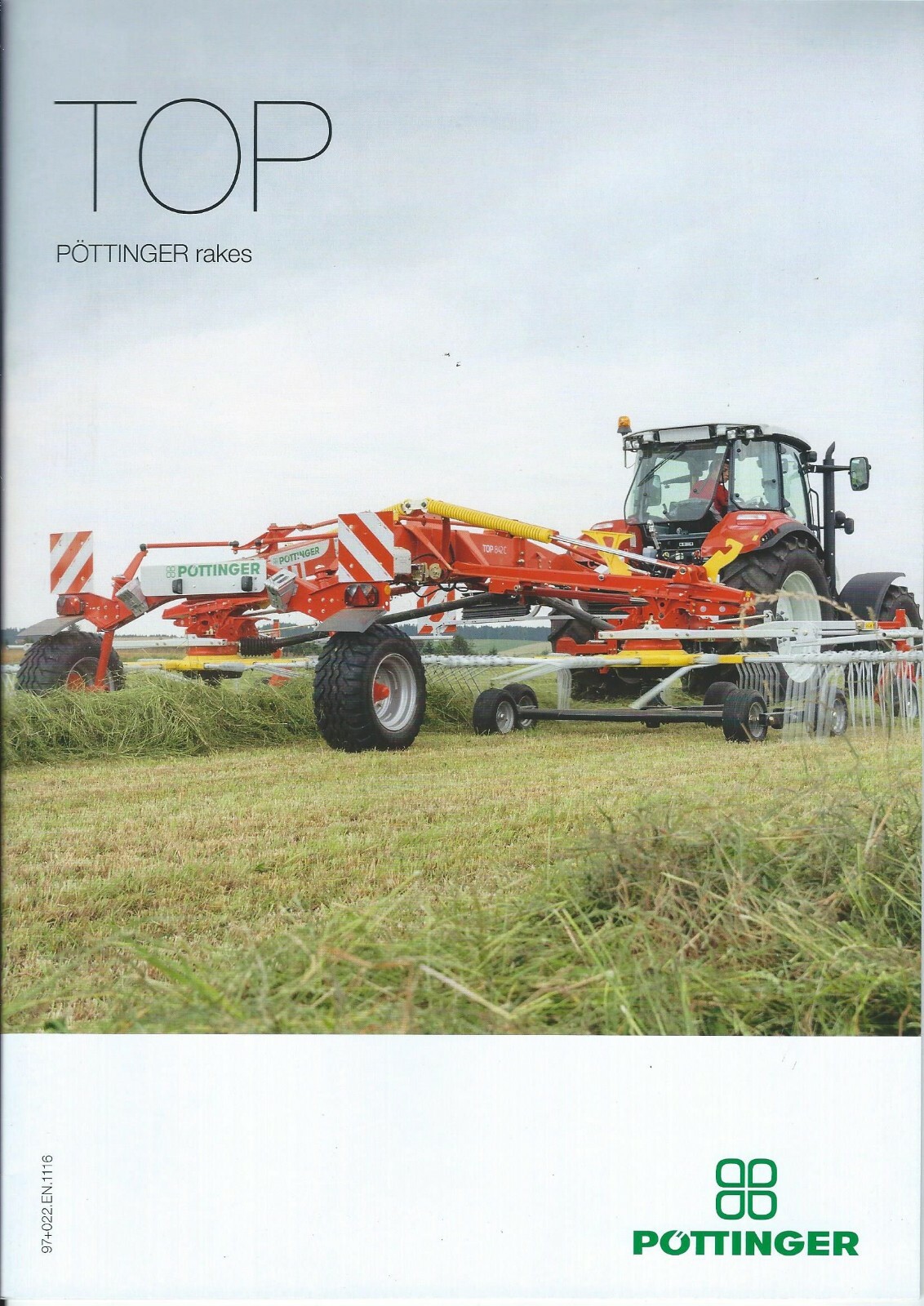Farm Equipment Brochure – Pottinger – TOP – Rake – c2017 (F7381)