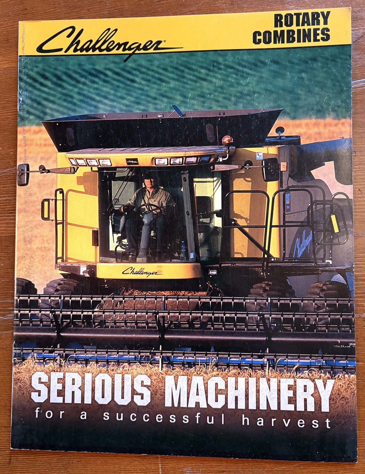 Challenger Rotary Combines Sales Brochure Serious Machinery Advertising 2003