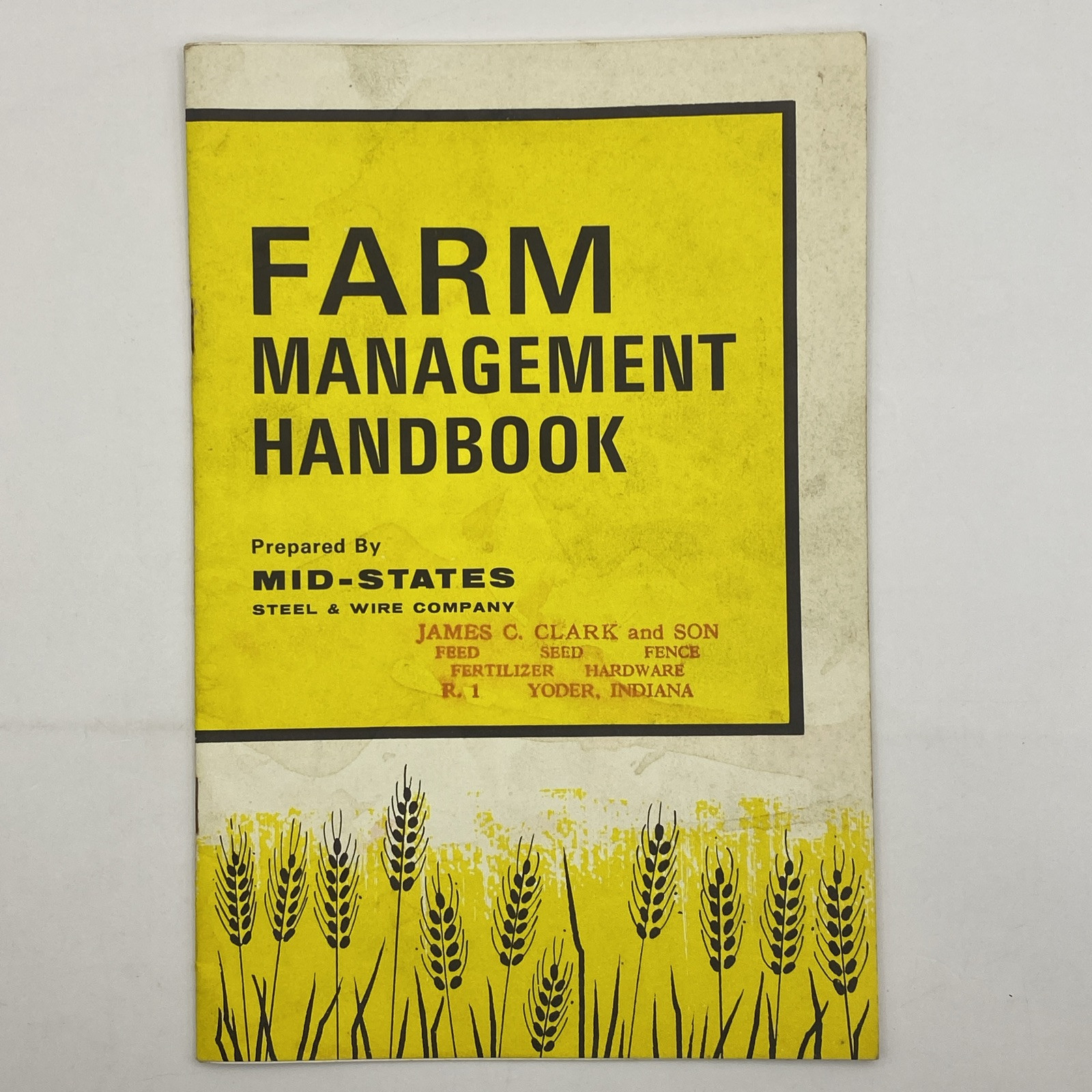 VTG Farm & Ranch Management HandBook Mid States Steel And Wire Co 1960s