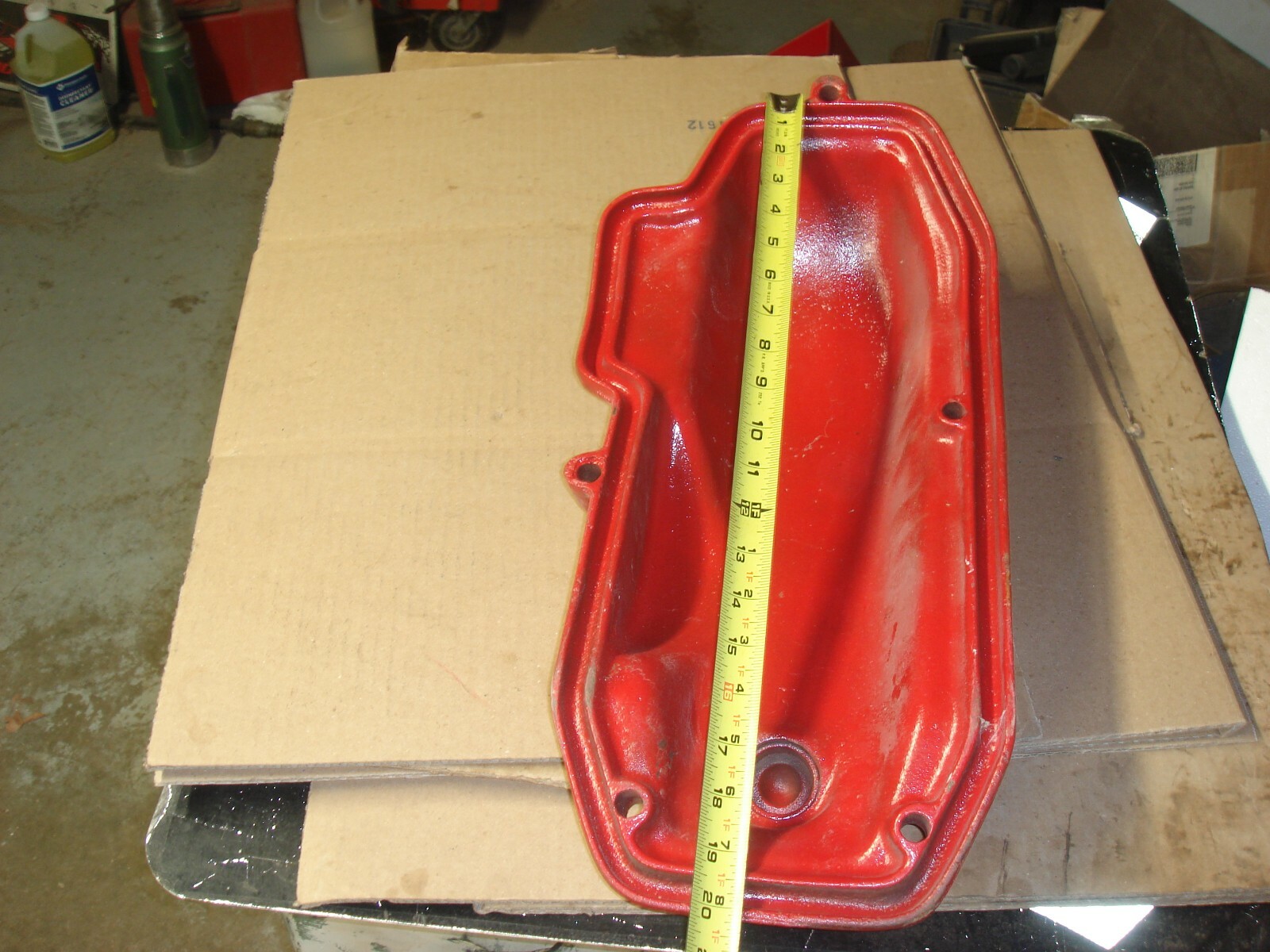 VINTAGE EMBOSSED McCORMICK DEERING NO.7 MOWER COVER FOR SIGN DISPLAY MAN CAVE