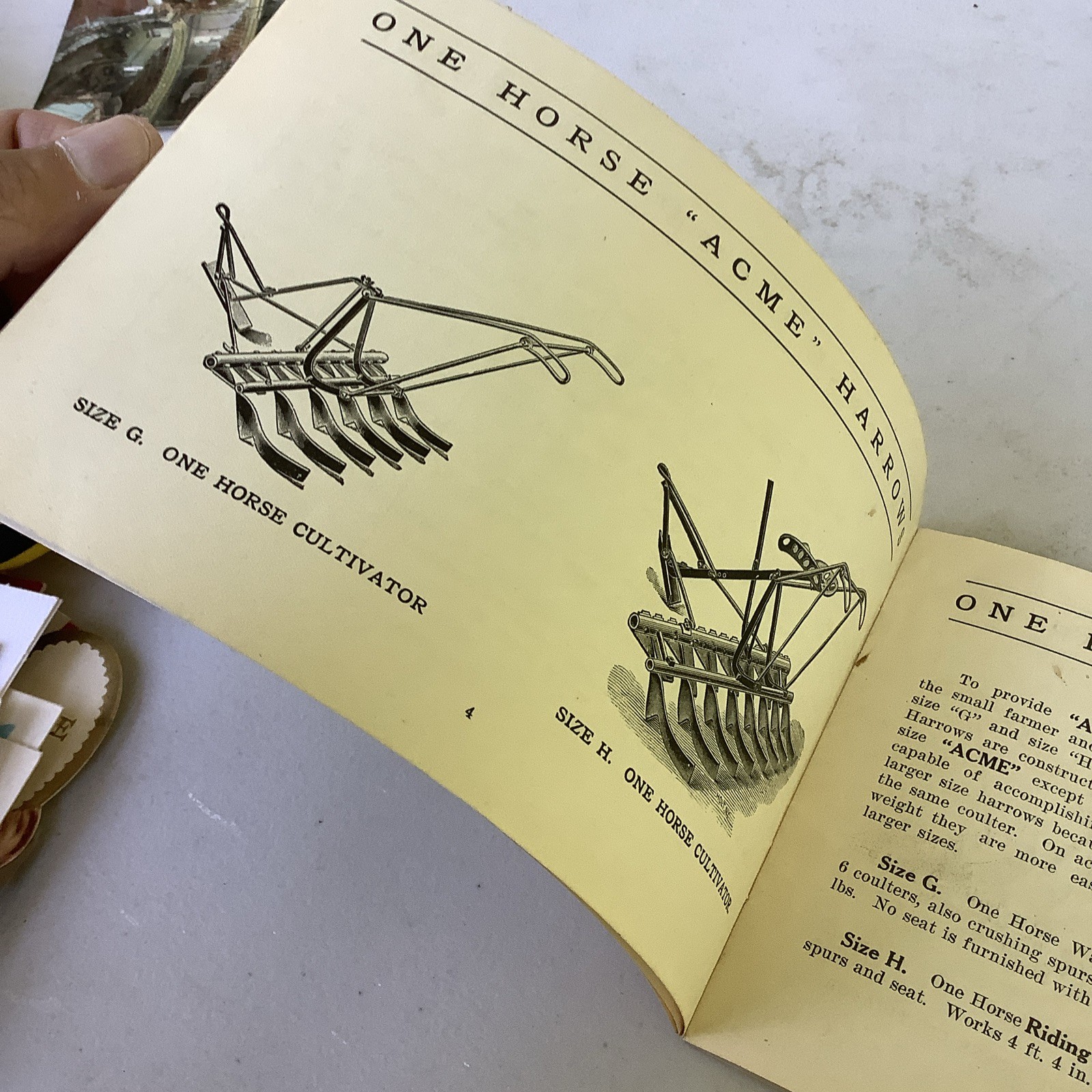 Acme Pulverizing Harrow Millington NJ Vintage Brochure Catalog Farm Equipment