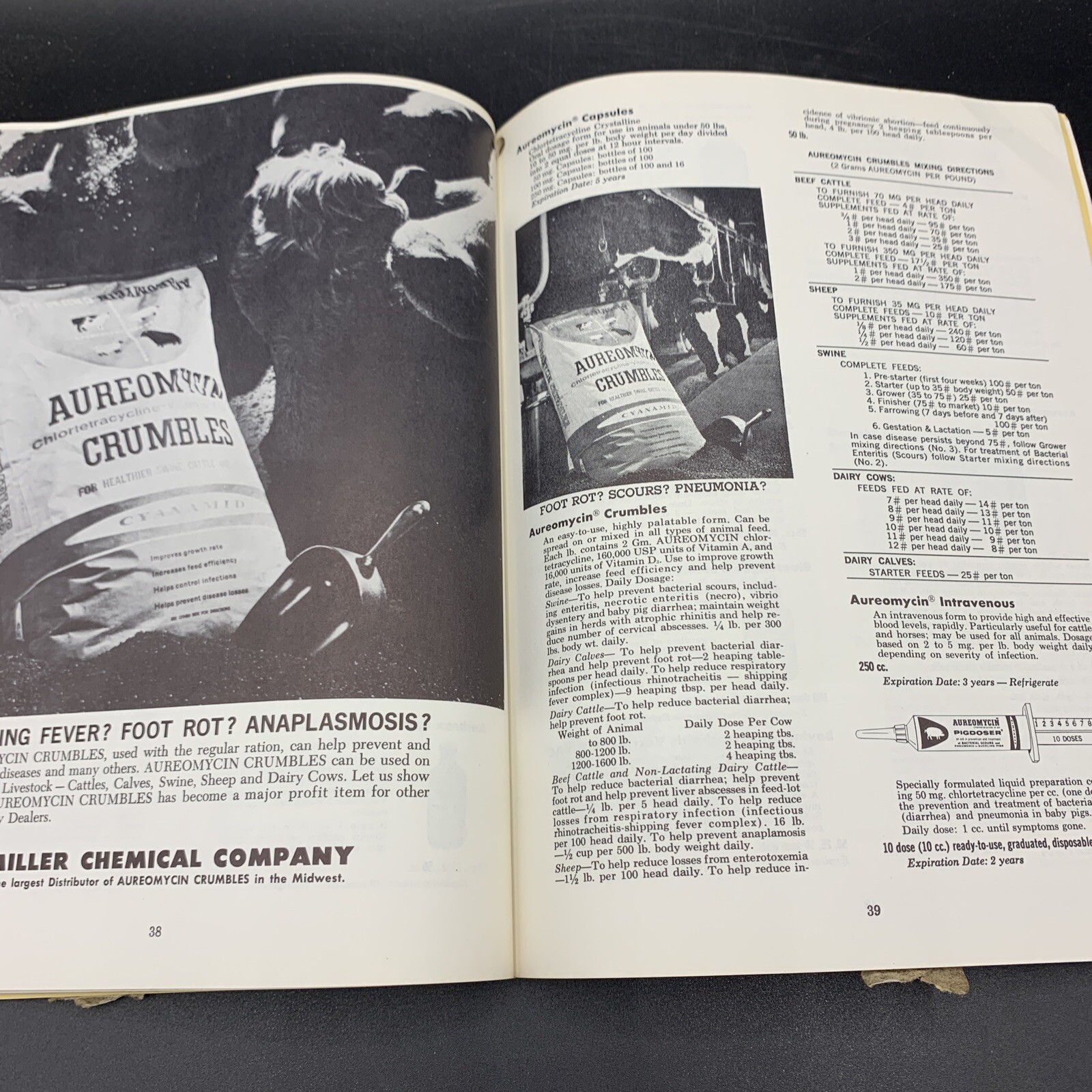 Lot 1960’s Miller Chemical Co Dealer Catalog & Price List-Home/Farm/Livestock