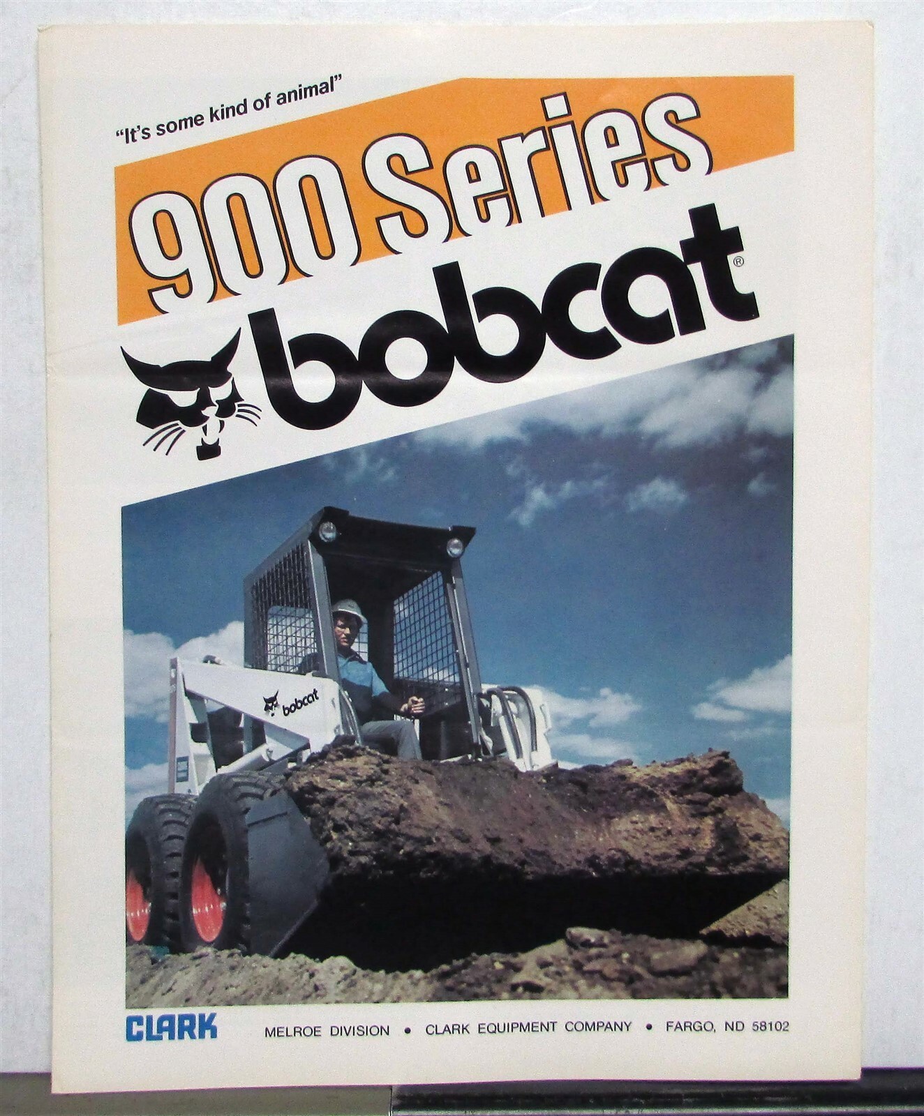 1980 Clark 900 Series Bobcat Loader Specifications Construction Sales Folder
