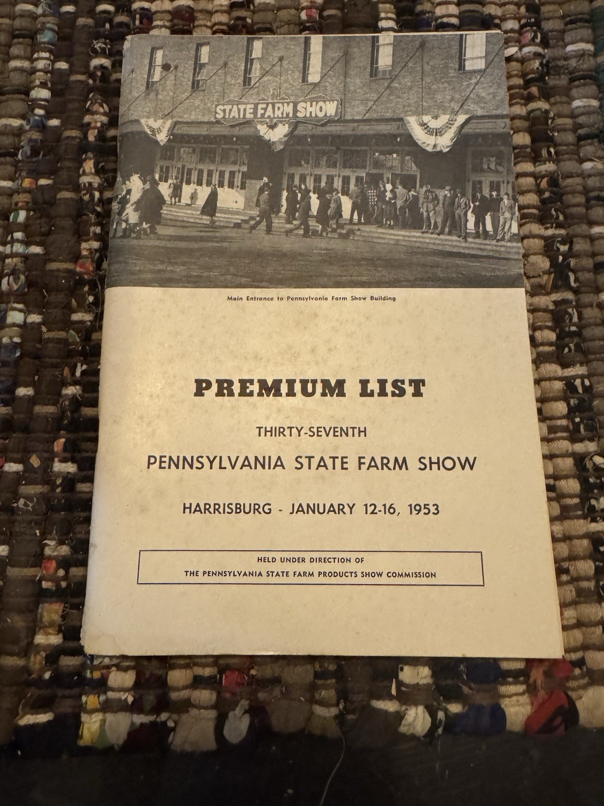 Pennsylvania State Farm Show Premium List January 12-16 1953