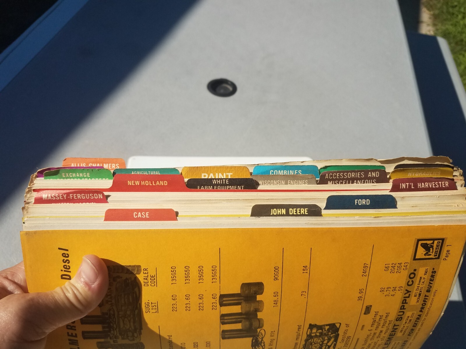 1970s Tractor Implement Supply Co. Parts Book John Deere Ford Allis Chalmers IH