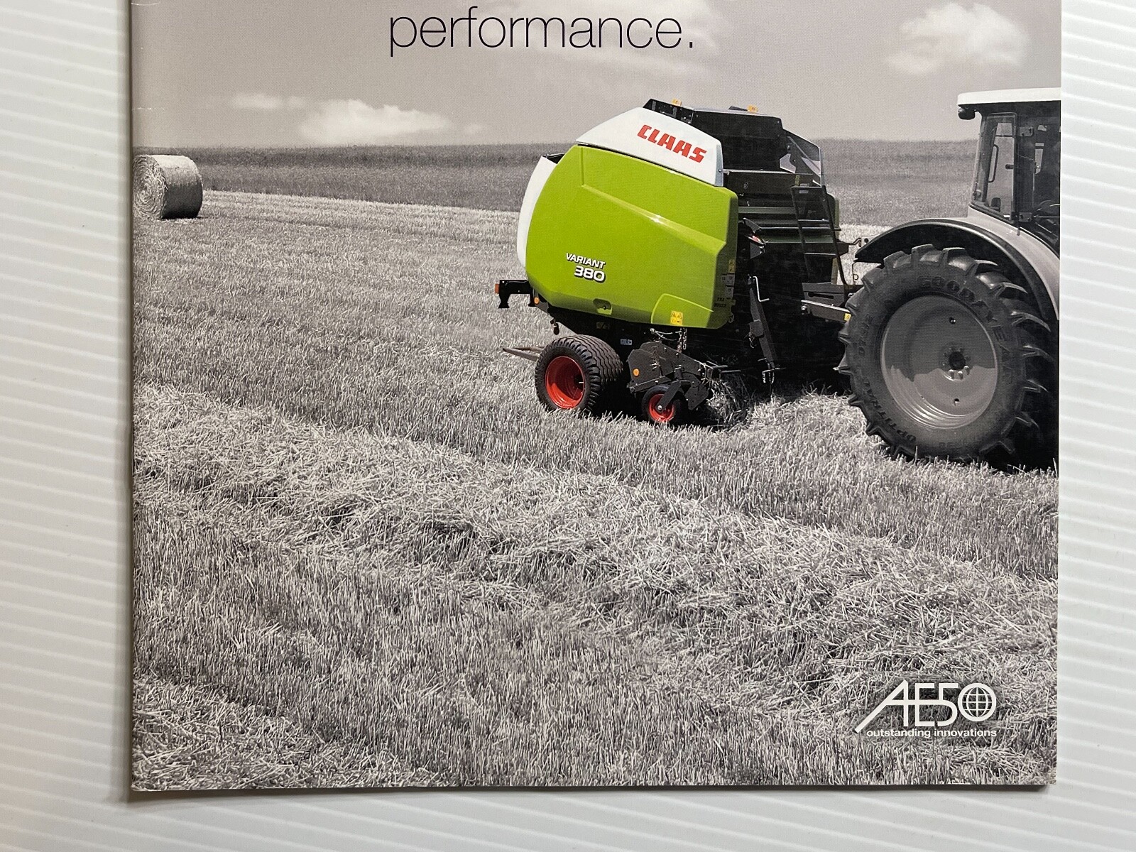 CLAAS Variant 380 / 360 RC Balers Sales Brochure *2010* (Showroom Sales Book)