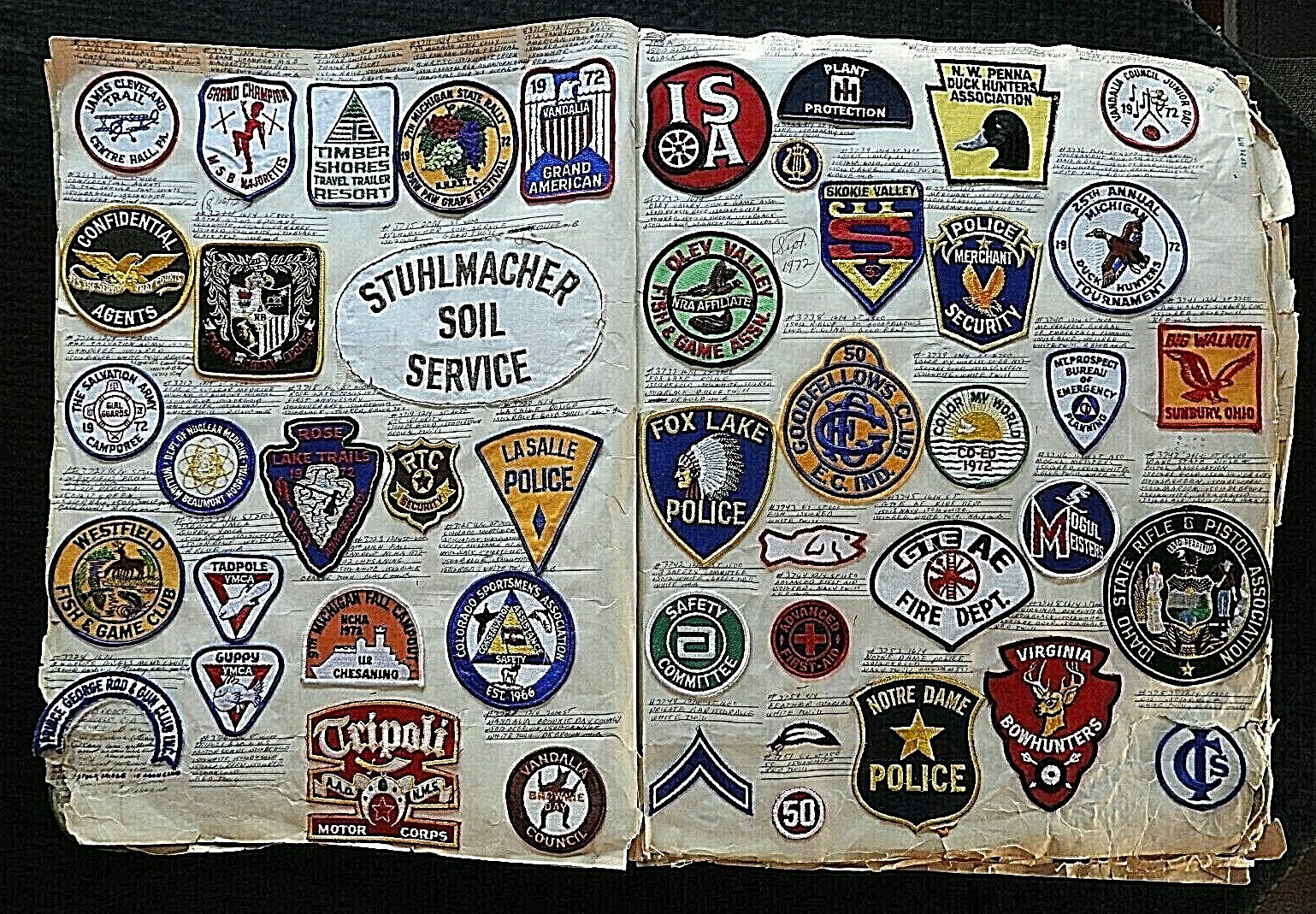 c1970 MAC MARQUETTE MI “MICHIGAN ASSOCIATION OF CATTLEMEN” BEEF COW JACKET PATCH