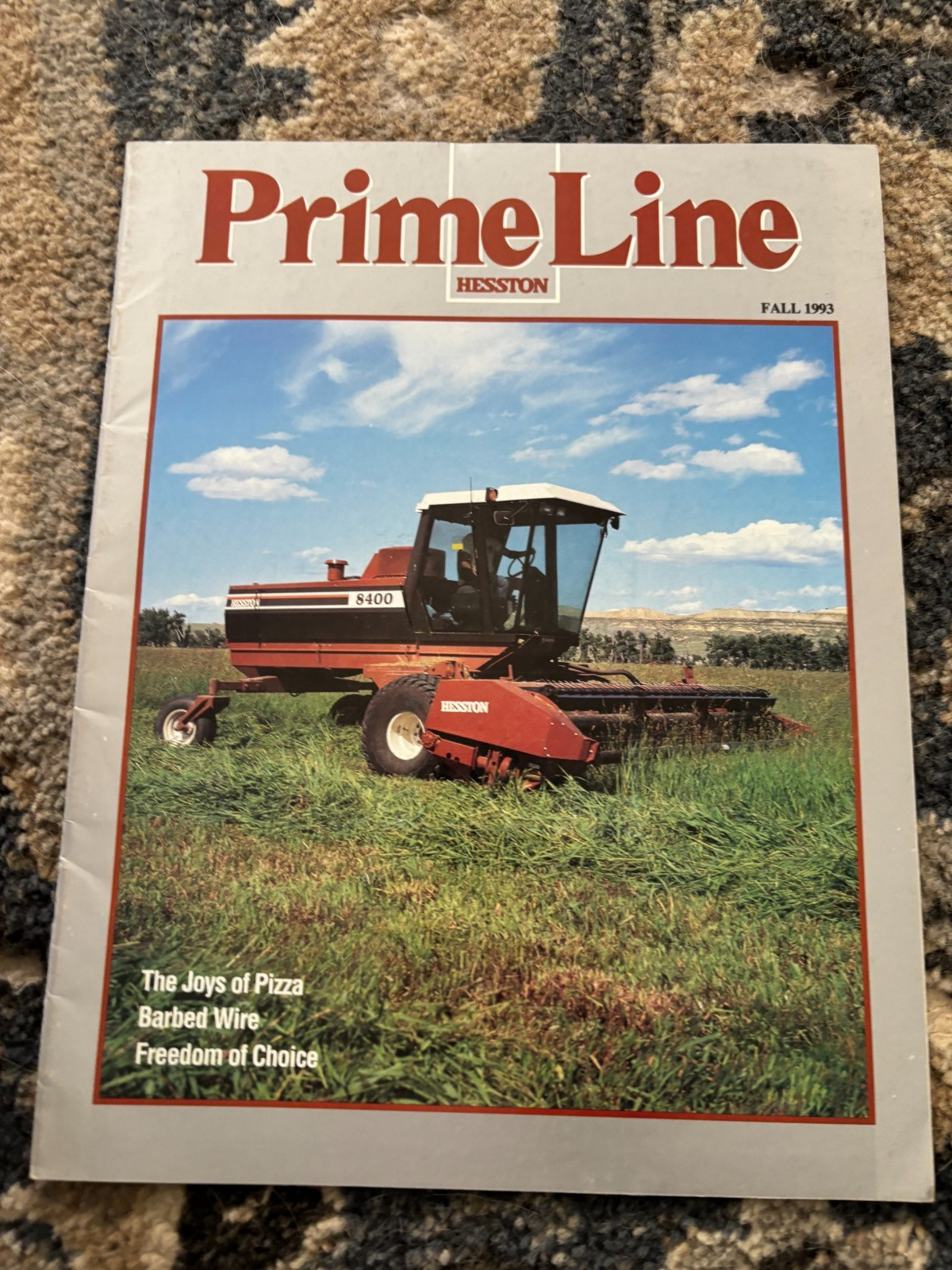 Hesston Prime Line Magazine For Fall 1993 Brochure AMIL26