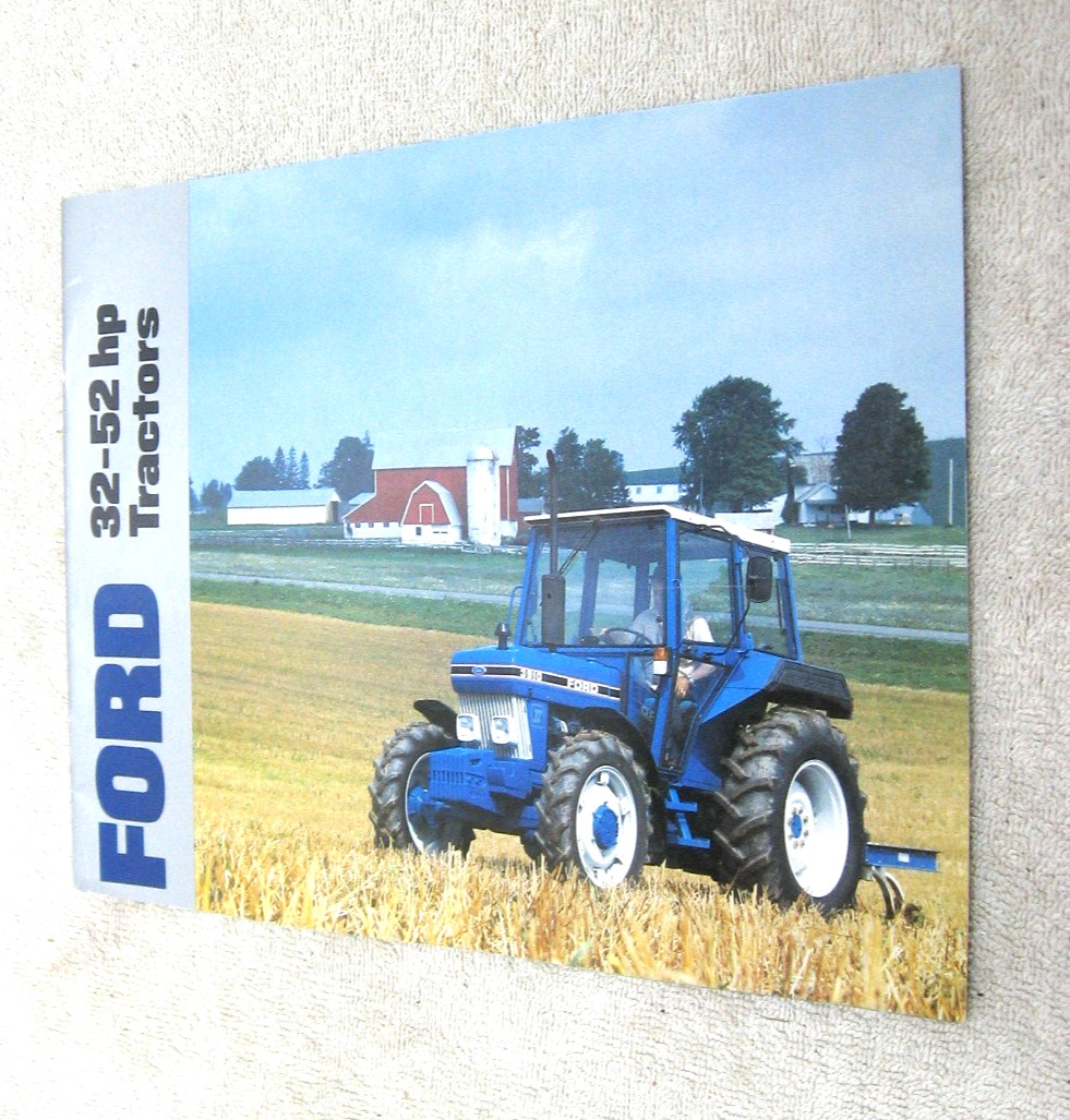 VINTAGE 1987 FORD TRACTOR 32 – 52 HP BROCHURE 2810 2910 3910 4610
