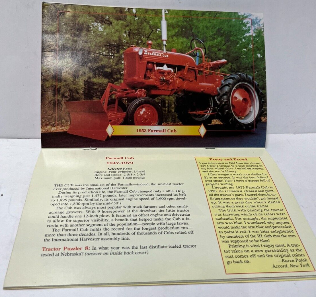 1999 The Best Of Tractor Talk, Tractors of the 1950’s John Deers, Farmall Cub