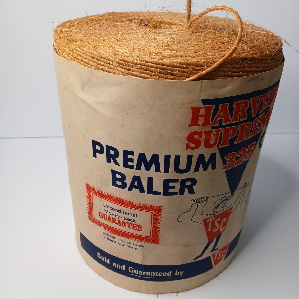 Vintage Tractor Supply Company Premium Quality Baler Twine Roll