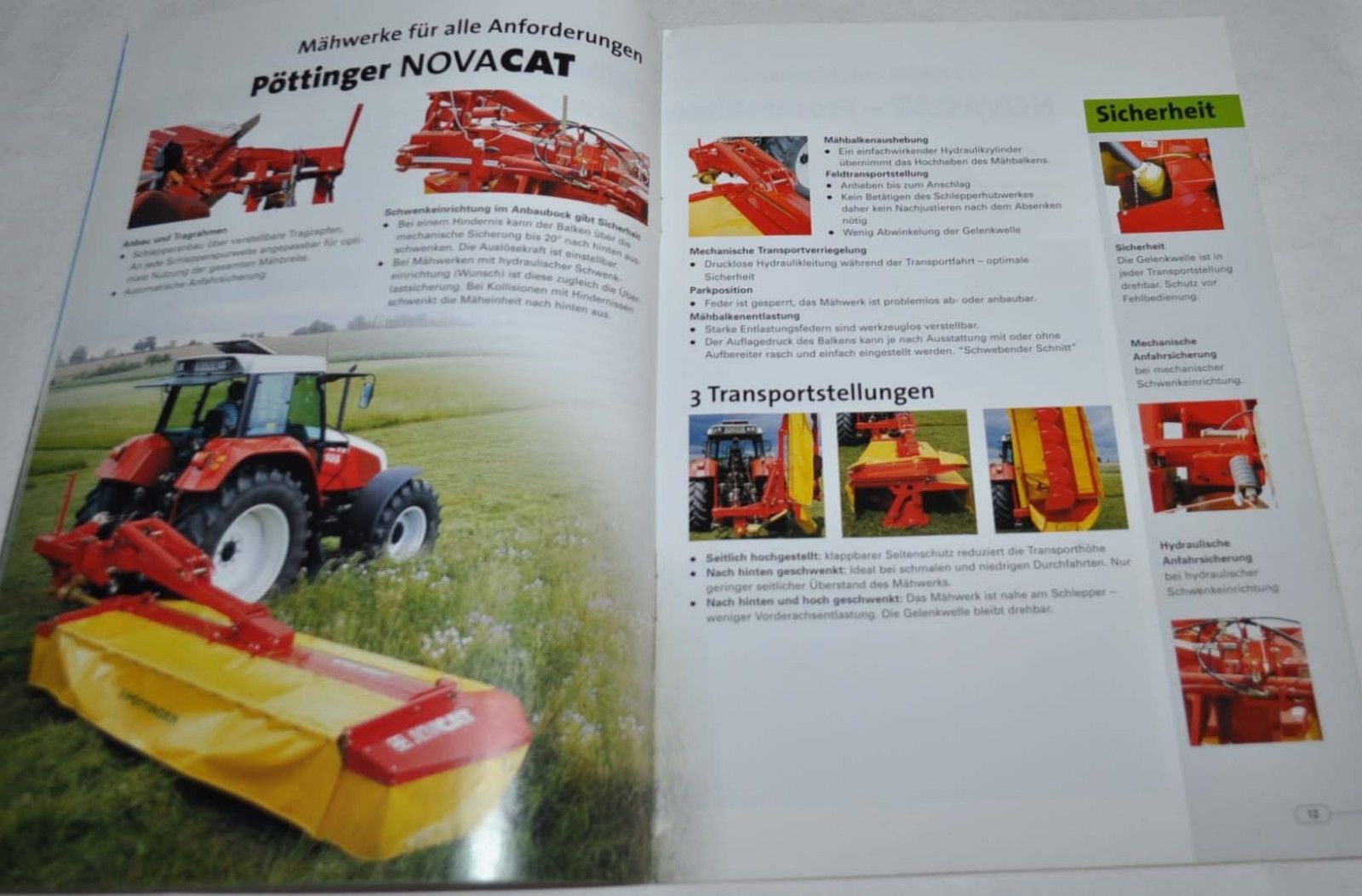 Pottinger NovoCat EuroCat Landmaschinen Traktor Tractor Brochure Prospekt