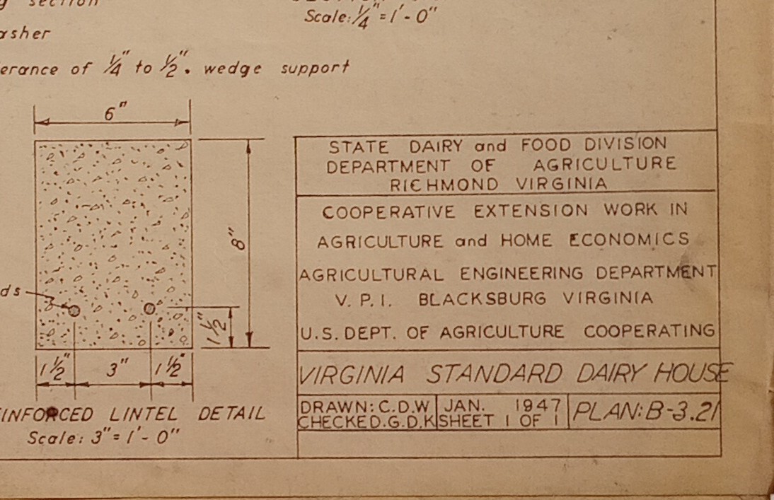 1940′-50’s Dairy Barn And Dairy Houses Actual Blue Prints 2 Houses & Both Barn