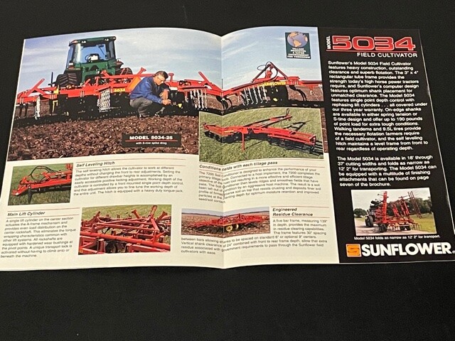 Sunflower Series 5000 Field Cultivator & 9000 Grain Drill Dealer’s Brochure
