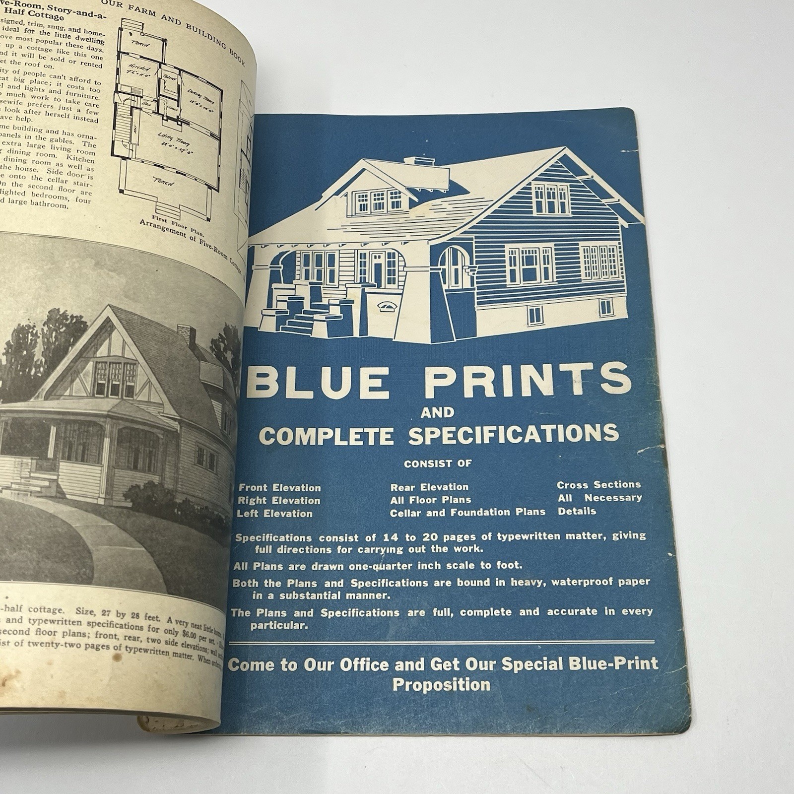 1920’s Blueprint Plans Catalog Barns Homes Farm Dairy Cattle Horse Hogs Orchard