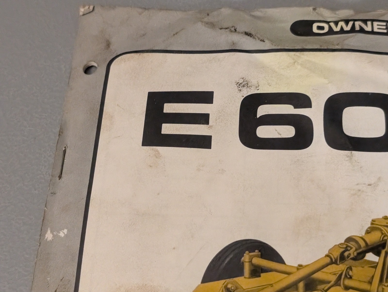Servis E 60 Owner’s Manual – 1960s Rotary Cutter Agriculture Farming Maintenance